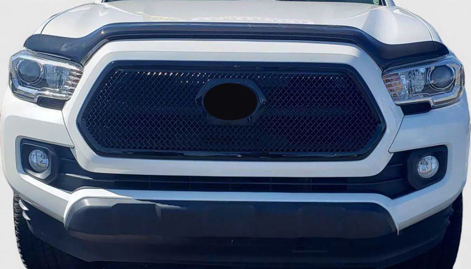 2016-2019 Toyota Tacoma Grille 4.gen Pre-FL Overlay Gloss Black 1Pcs ABS Plastic - Image 6