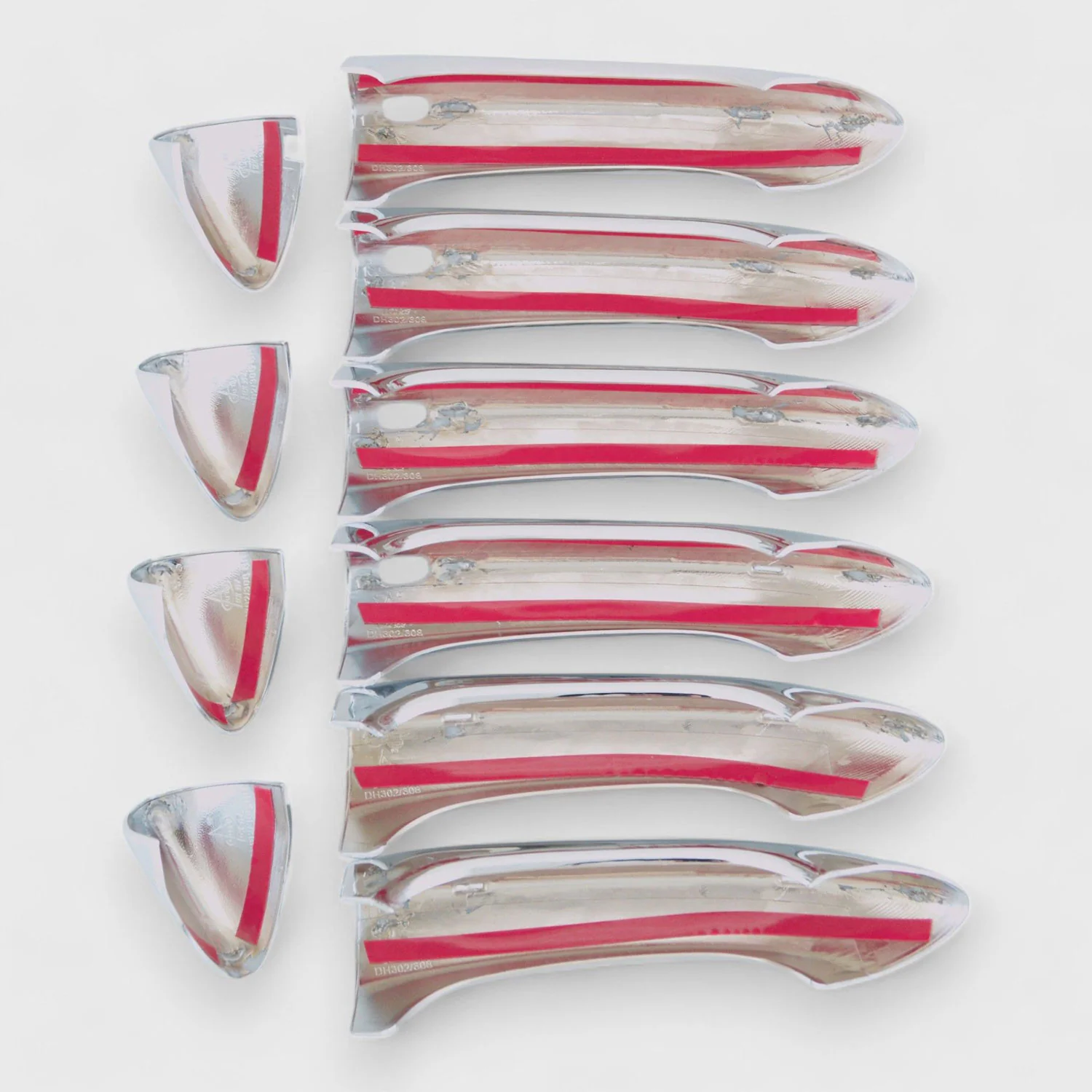 2016-2020 Chevrolet Cruze Door Handle Cover Chrome 10Pcs ABS Plastic - Image 3