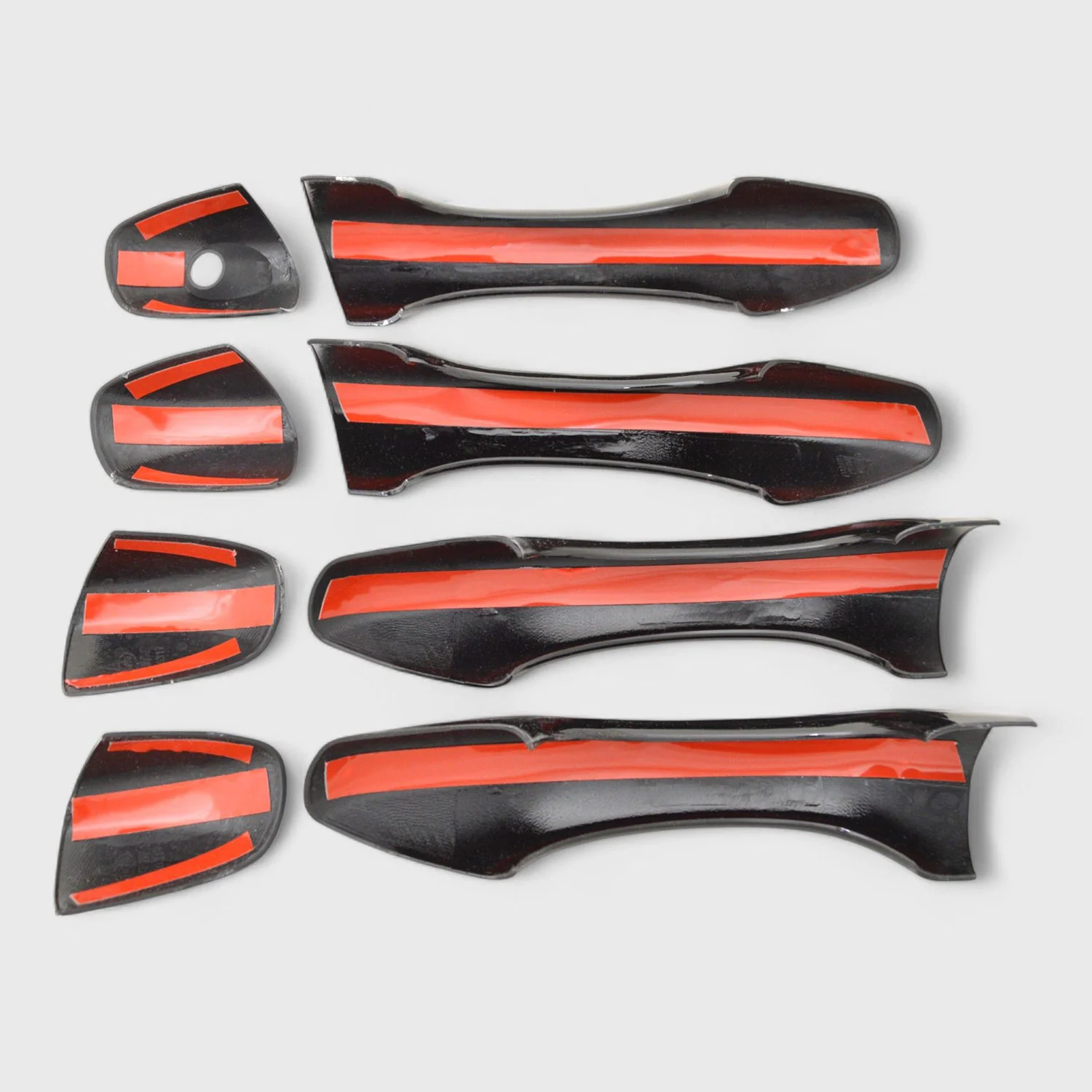 2016-2020 Kia Sorento Door Handle Cover Gloss Black 8Pcs ABS Plastic - Image 3