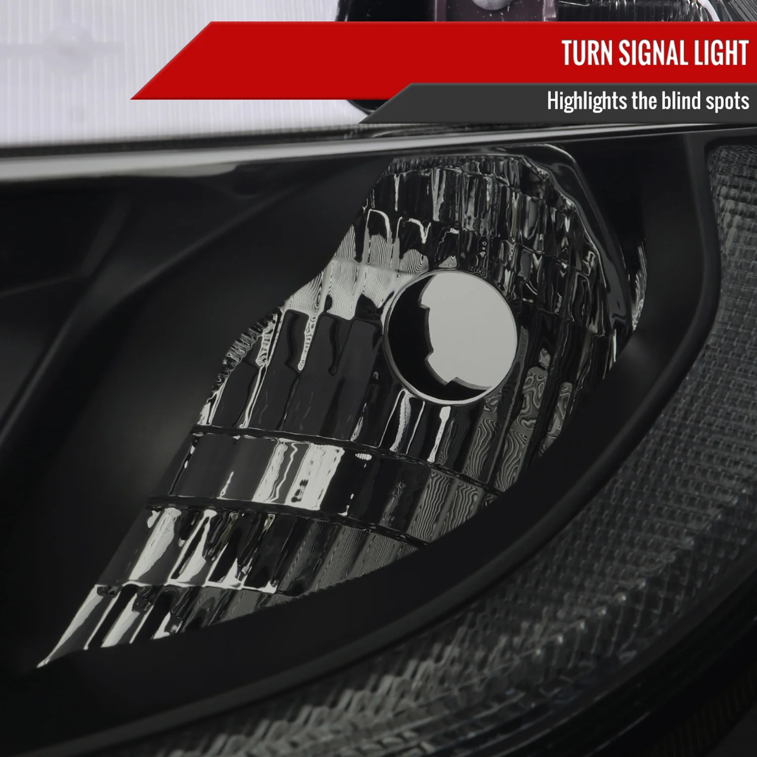 2016-2021 Honda Civic LED Strip Factory Projector Headlights Matt Black/Smoke - Image 6