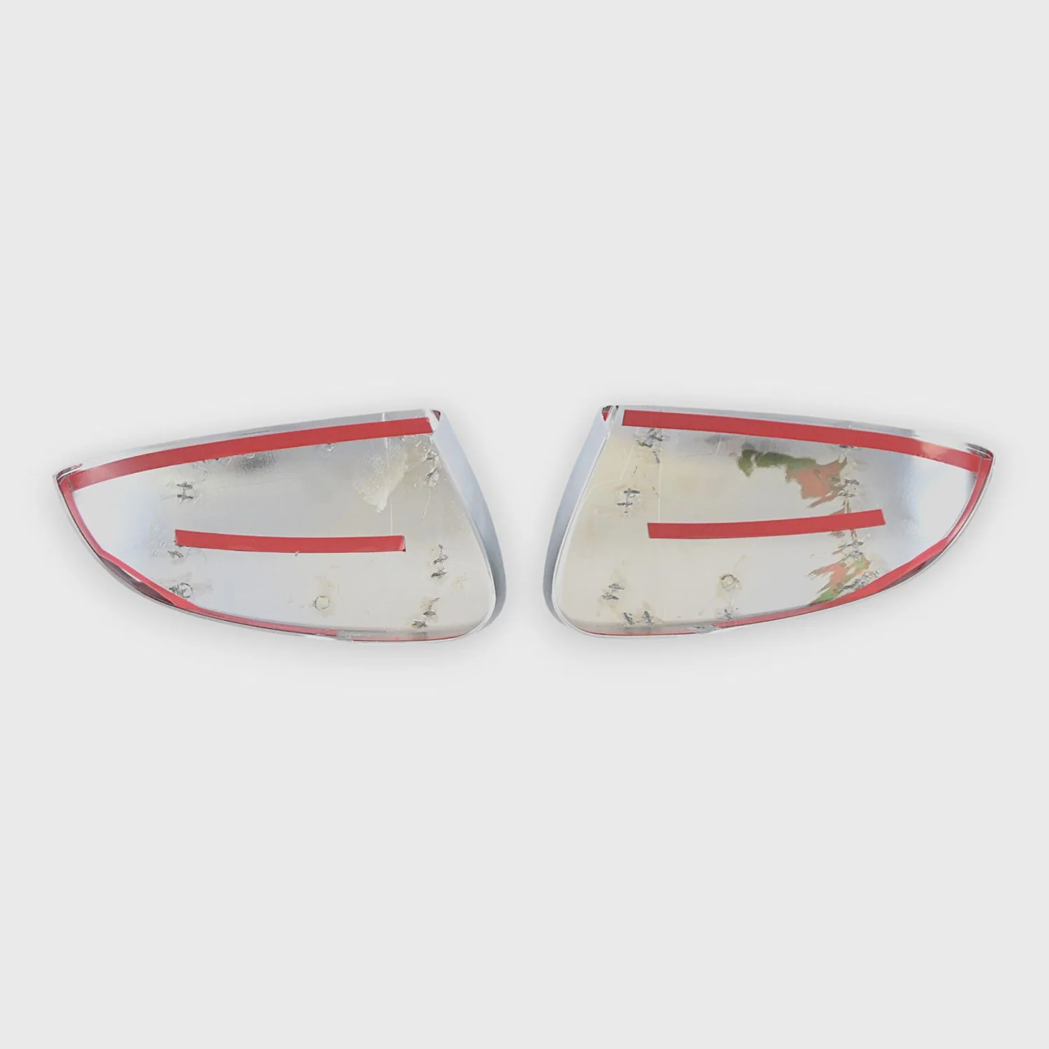 2016-2021 Hyundai Tucson Mirror Cover Caps Chrome 2Pcs ABS Plastic - Image 3