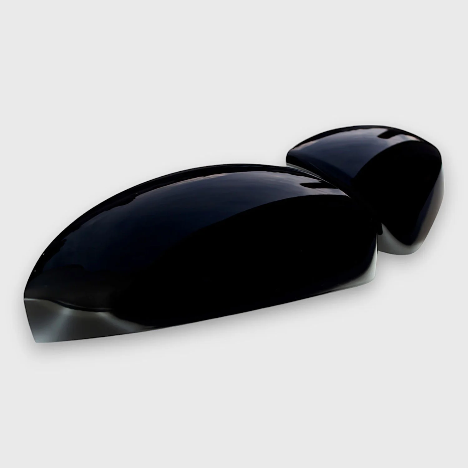 2016-2021 Hyundai Tucson Mirror Cover Caps Gloss Black 2Pcs ABS Plastic - Image 2