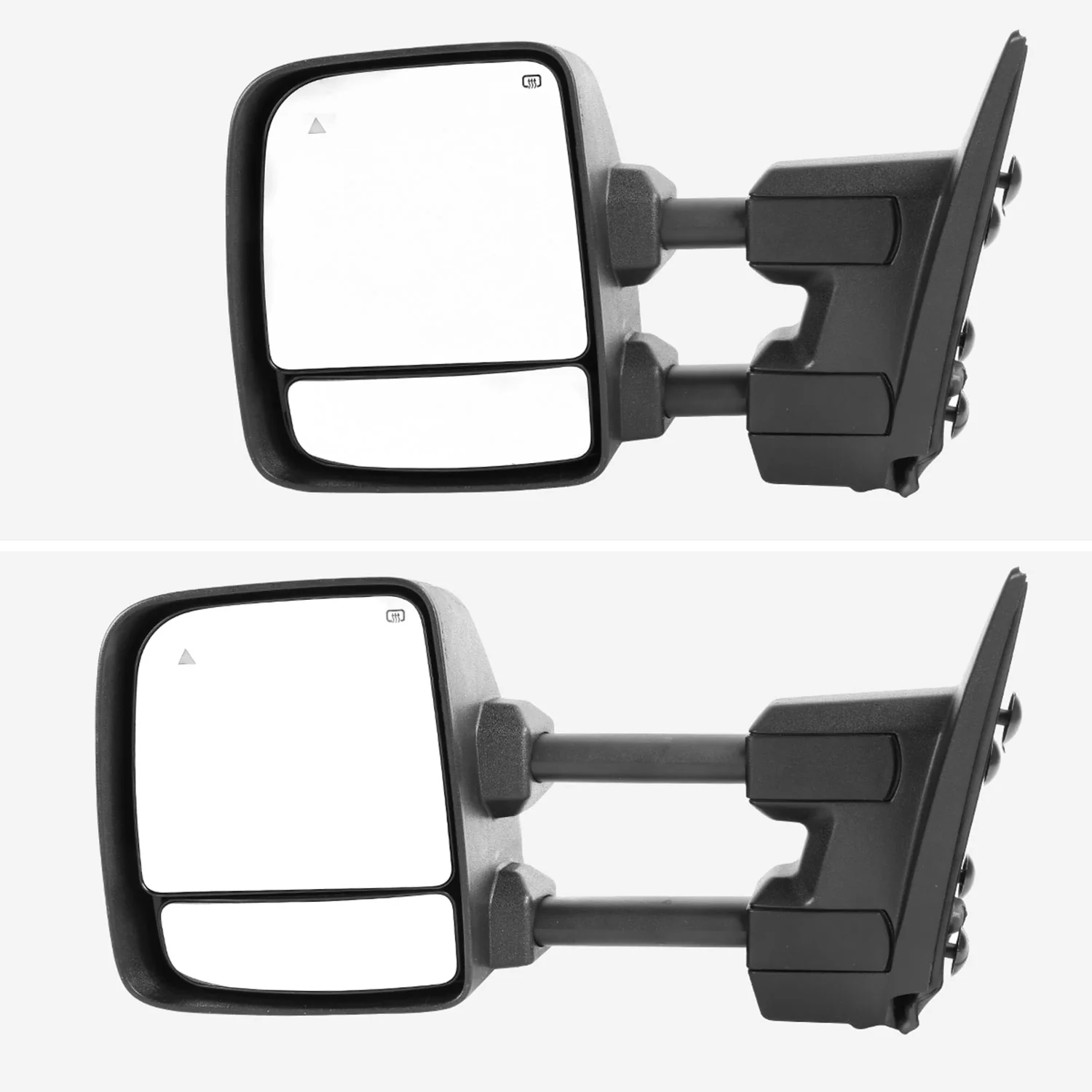 2016-2022 Nissan Titan BSM Memory Fuction & Manually Chrome Towing Mirrors - Image 3