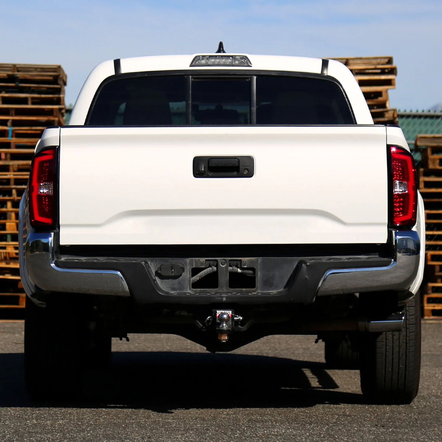 2016-2022 Toyota Tacoma LED Bar Tail Lights Chrome Housing/Red Clear Lens - Image 10
