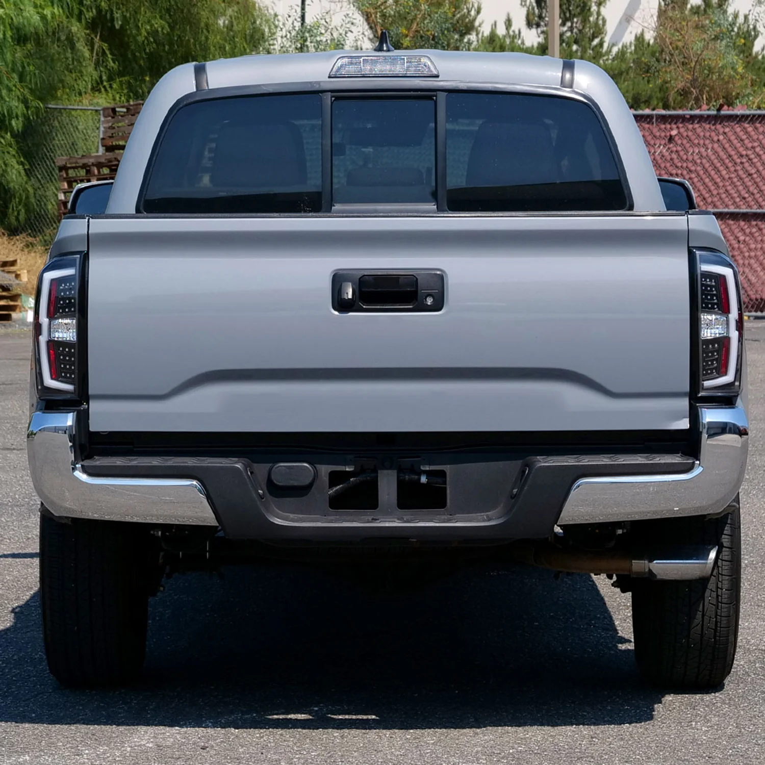 2016-2022 Toyota Tacoma LED Bar Tail Lights Matte Black Housing/Clear Lens - Image 10