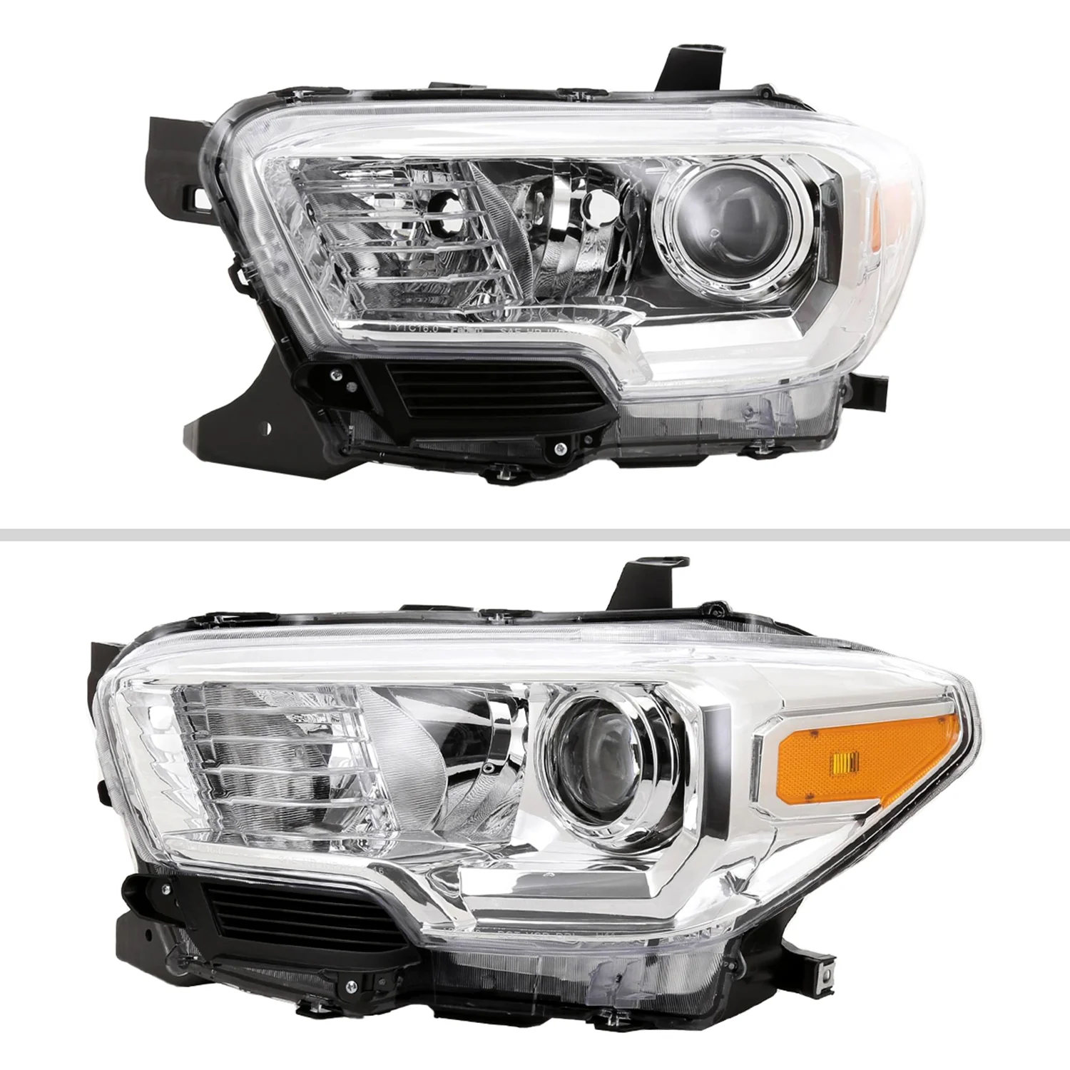 2016-2023 Toyota Tacoma Chrome Clear Lens Projector Headlight-Driver Side Only - Image 2