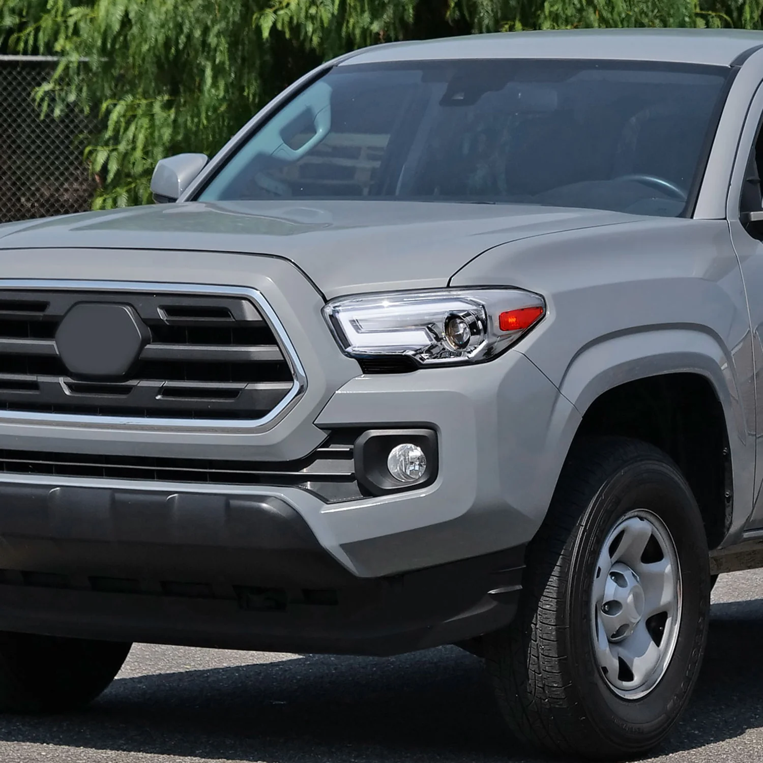 2016-2023 Toyota Tacoma Sequential LED Bar Projector Headlights Chrome - Image 9