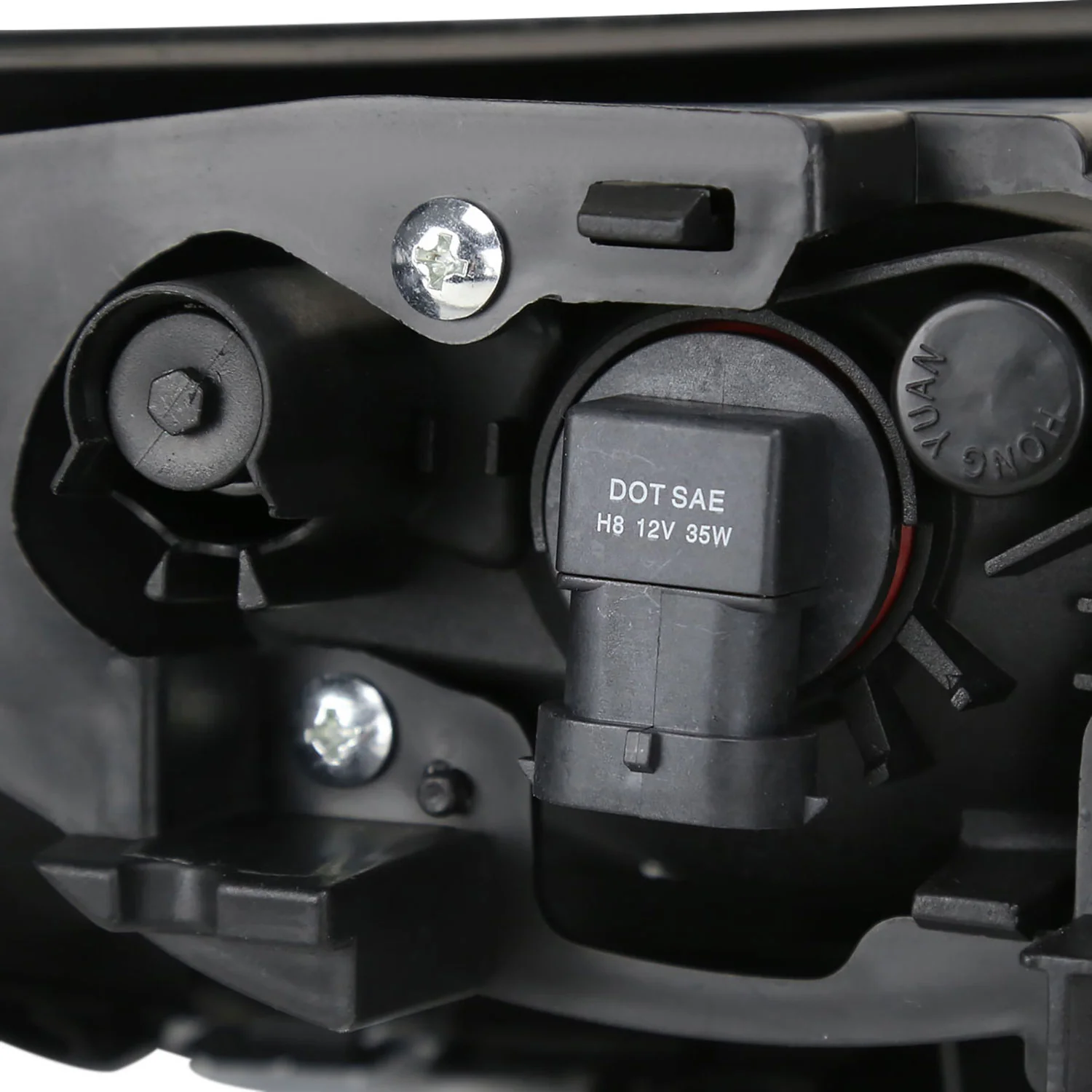 2017-2018 Honda CR-V H8 Fog Lights w/ Switch & Wiring Harness Chrome/Clear - Image 5