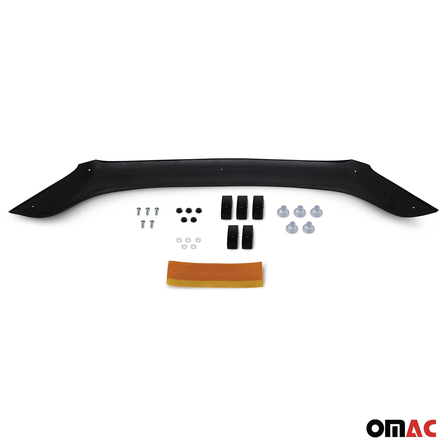 2017-2019 Ford Escape II Front Bug Shield Hood Deflector Guard Smoke Black - Image 6