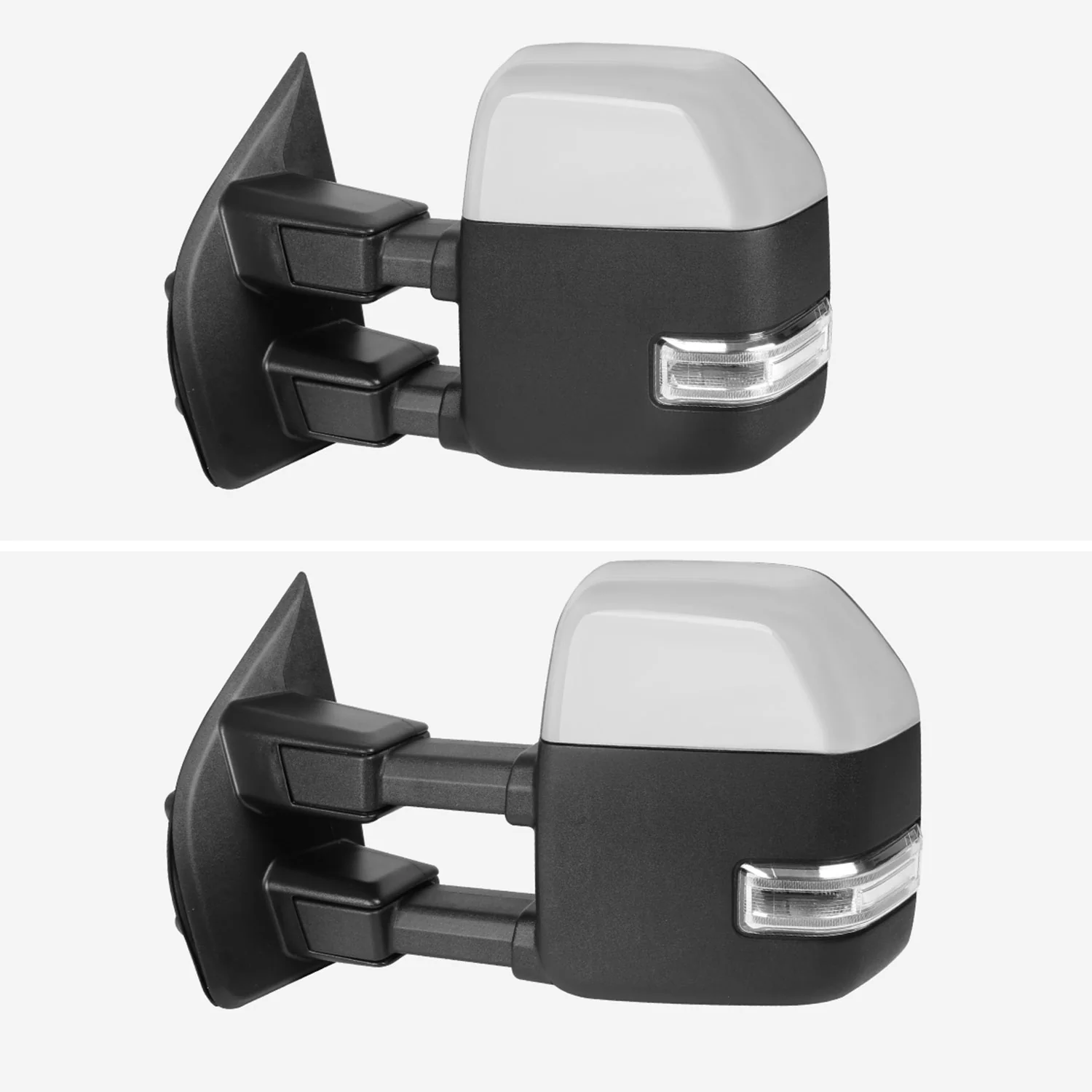 2017-2019 Ford F-250/350/450/550 Heated BSM ATS & Manual Towing Mirrors - Image 3