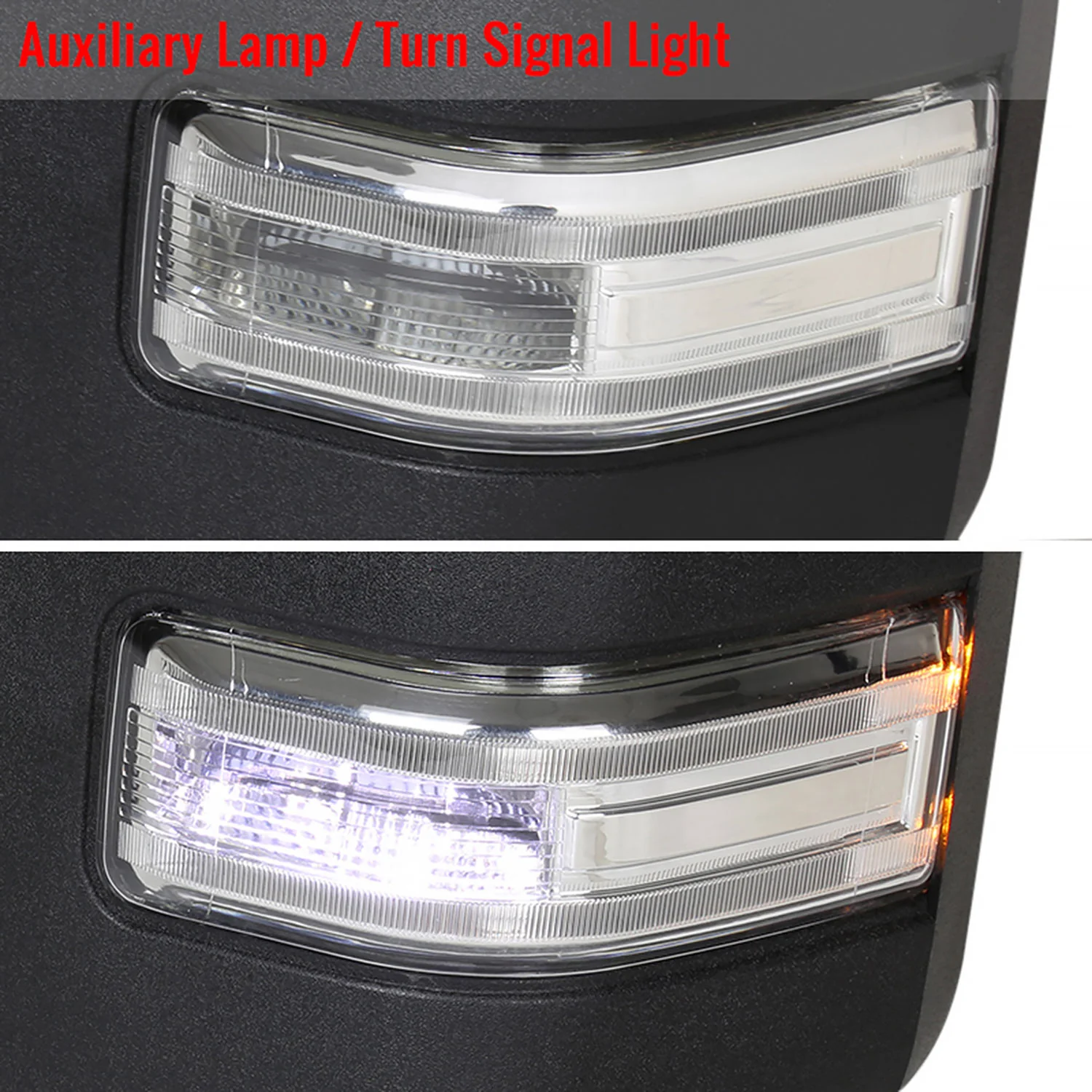 2017-2019 Ford F-250/350/450/550 Heated BSM ATS & Manual Towing Mirrors - Image 4