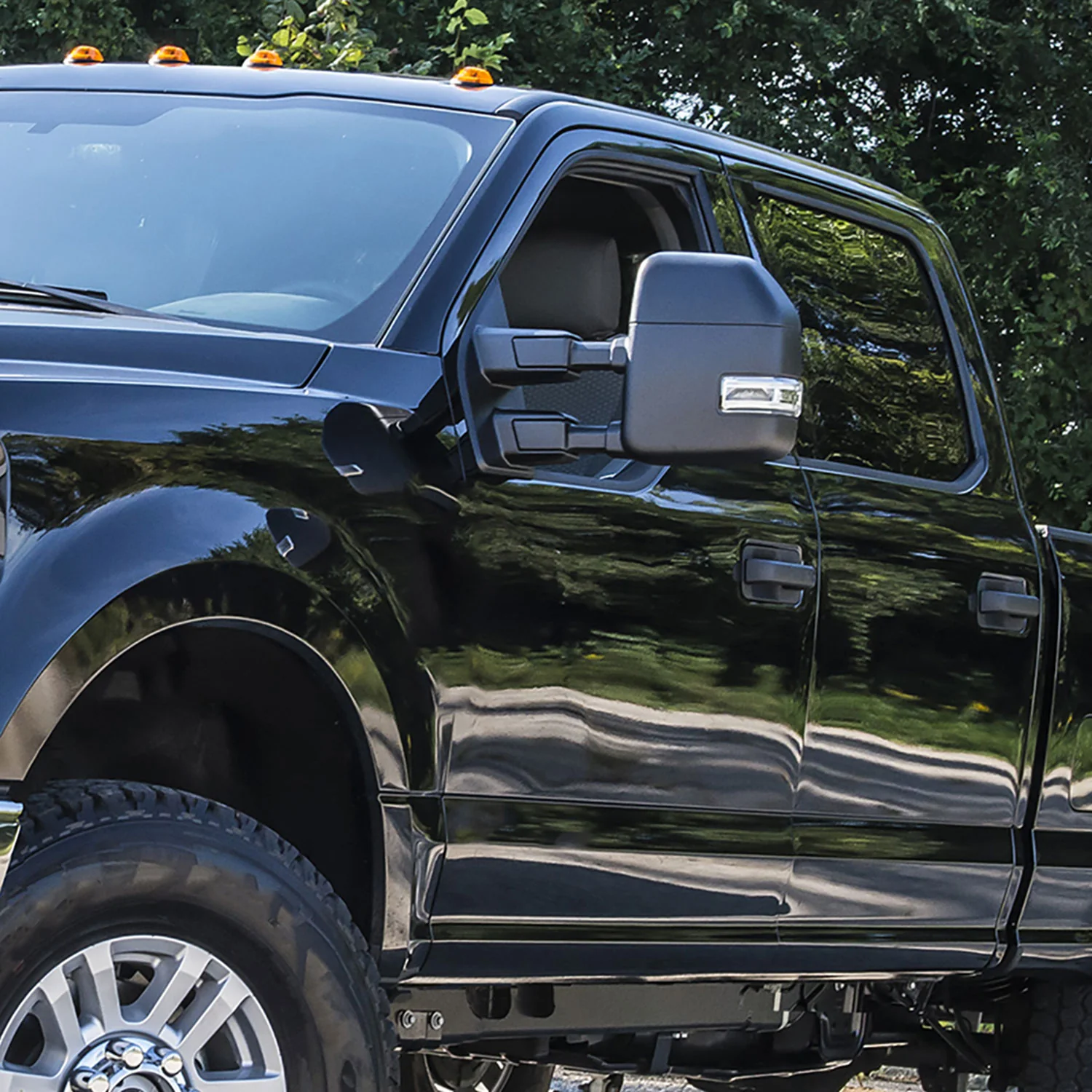 2017-2019 Ford F-250/350/450/550 Super Duty Heated & Manual Towing Mirrors - Image 10