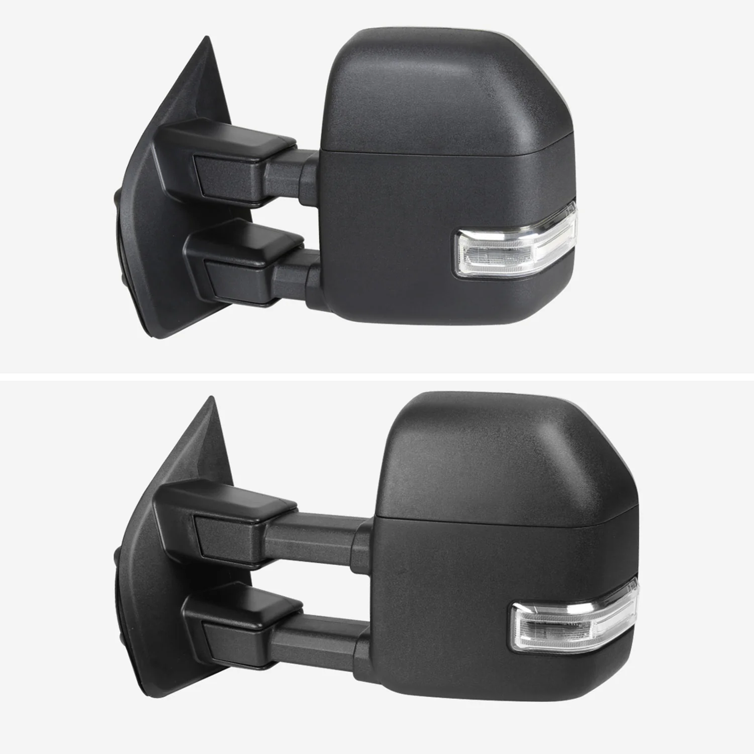 2017-2019 Ford F-250/350/450/550 Super Duty Heated & Manual Towing Mirrors - Image 3