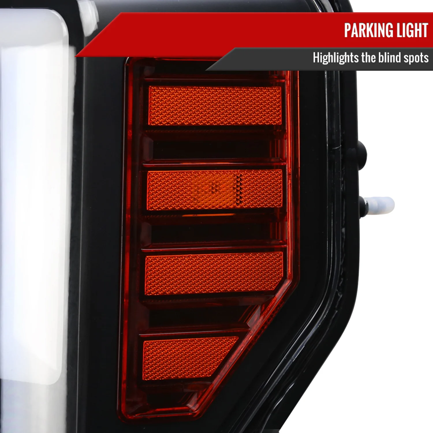 2017-2019 Ford F-250 F-350 F-450 F-550 LED C-Bar Headlights Signal Black - Image 6