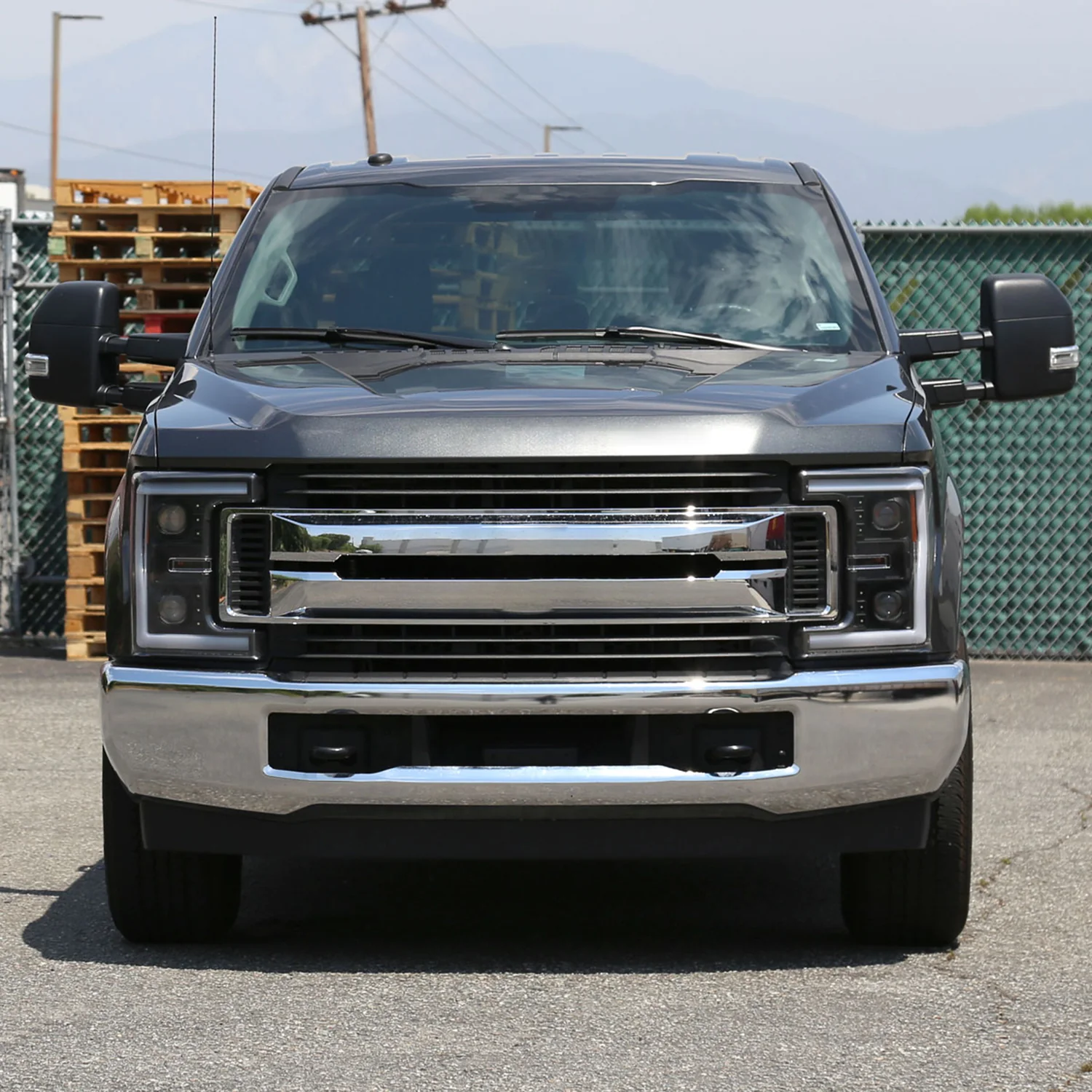 2017-2019 Ford F-250 F-350 F-450 F-550 LED CBar Projector Headlights Black - Image 10