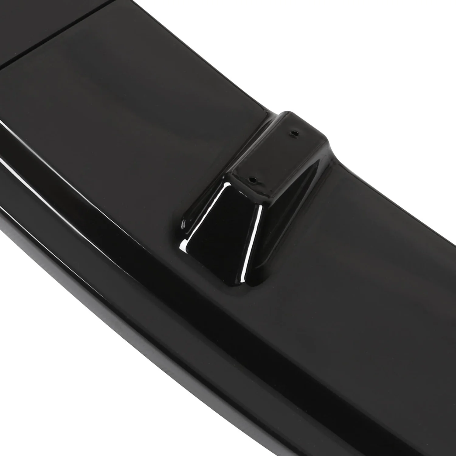 2017-2020 Tesla Model 3 Glossy Black Polypropylene 3Pcs Bumper Lip - Image 3