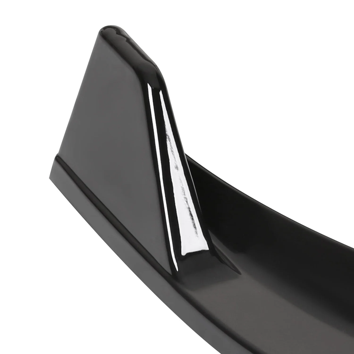 2017-2020 Tesla Model 3 Glossy Black Polypropylene 3Pcs Bumper Lip - Image 4