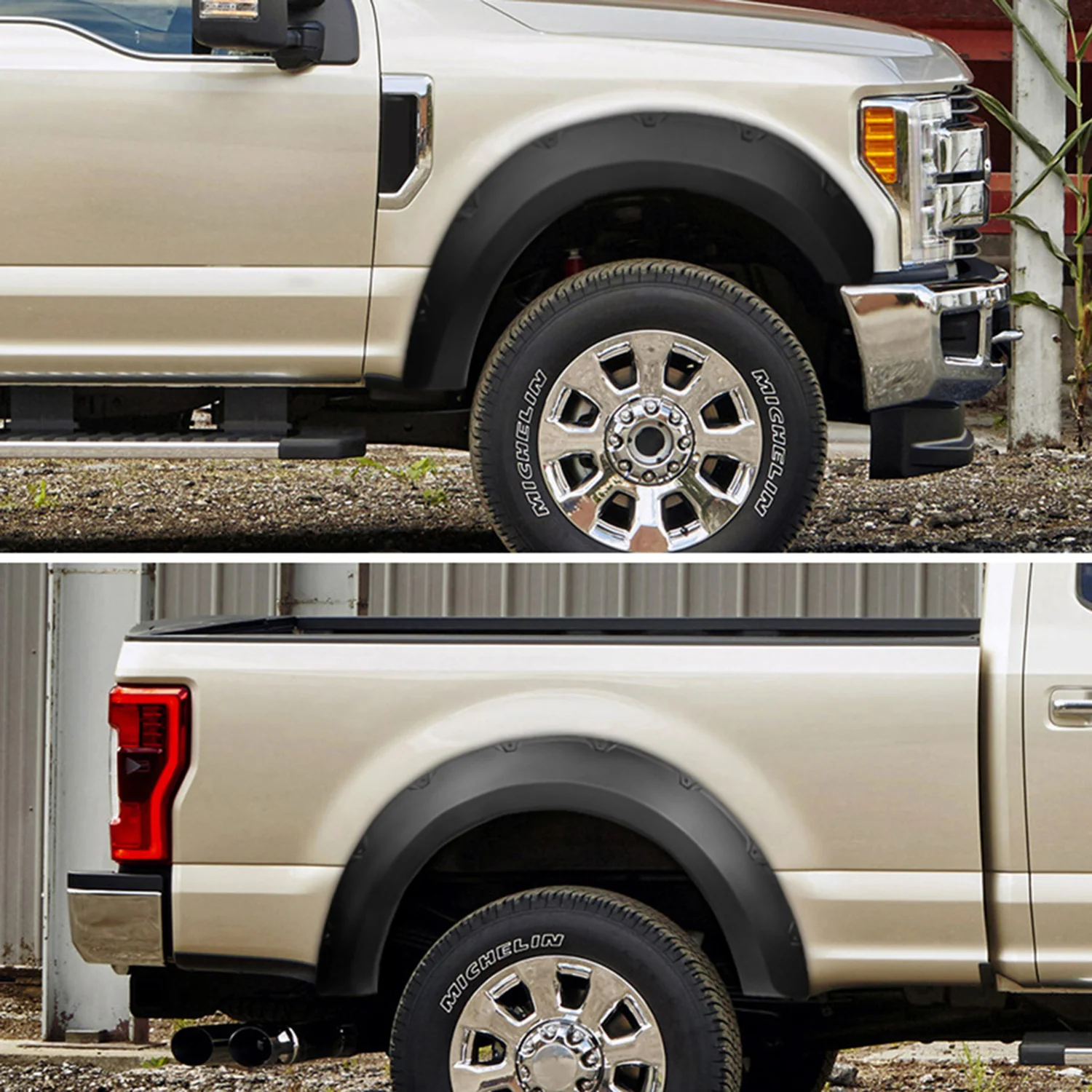 2017-2021 Ford F-250/F-350/F-450/F-550 Super Duty Rivet Style Fender Flares - Image 10