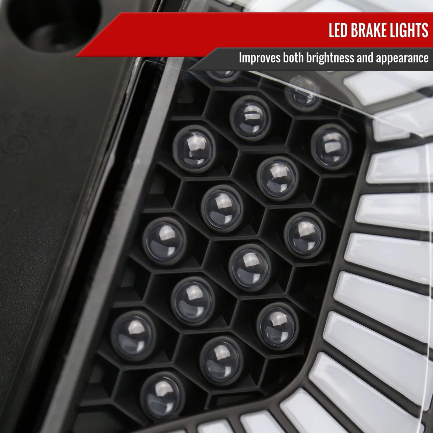 2017-2021 Honda Civic Hatchback Turn Signal LED Tail Lights Matt Black/Clear - Image 5