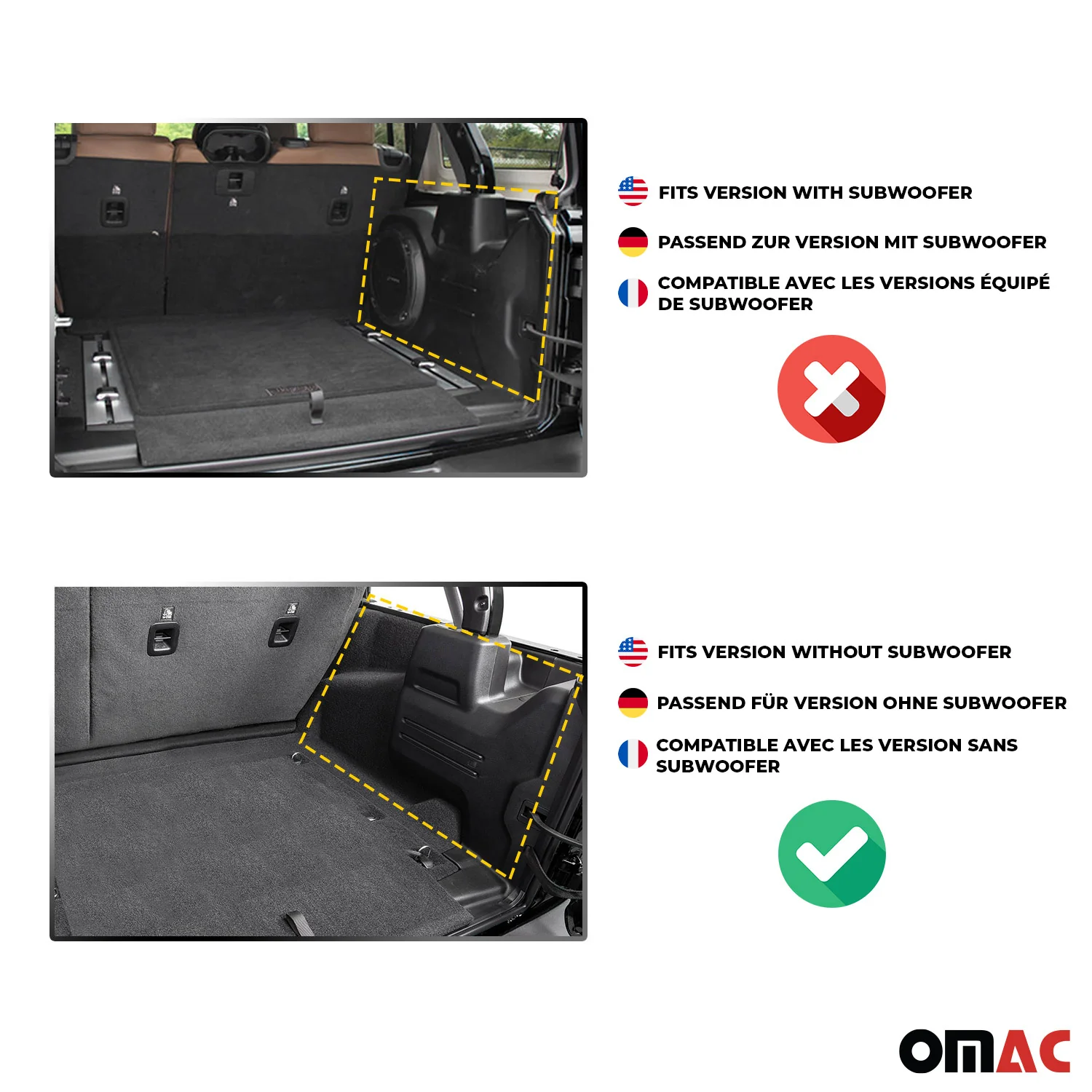 2017-2021 Hyundai Ioniq Hybrid without subwoofer Premium Cargo Liner Trunk Mat All Weather Heavy Duty - Image 3