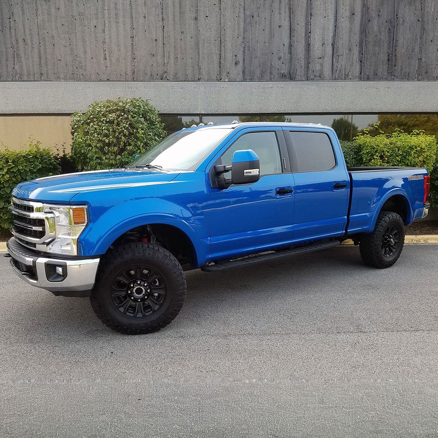 2017-2022 Ford F-250/350/450/550 Door Handle Cover Gloss Black 6Pcs ABS Plastic - Image 4