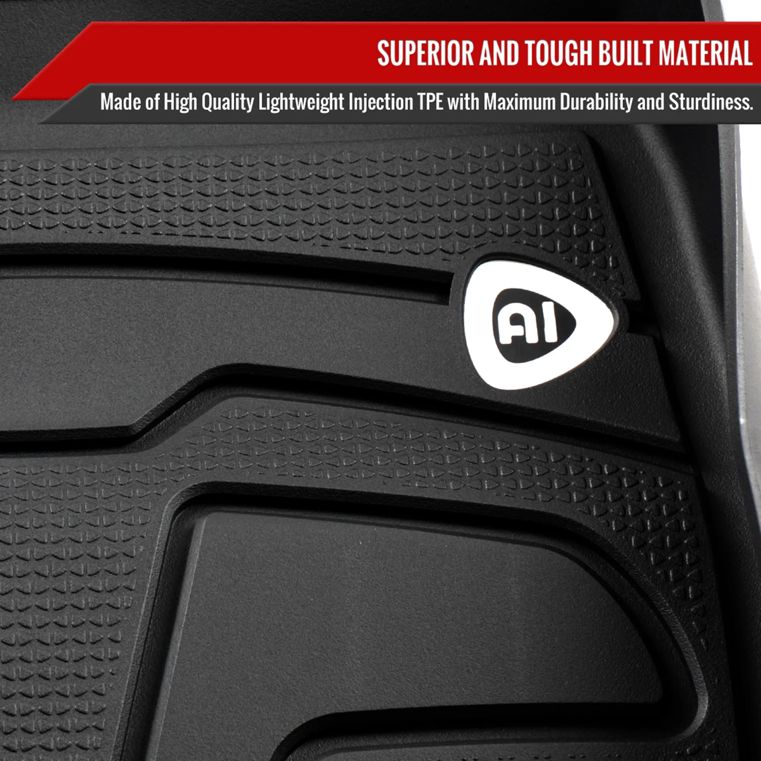 2017-2022 Tesla Model 3 All Weather TPE Floor Mats Liner 3Pcs - Image 4