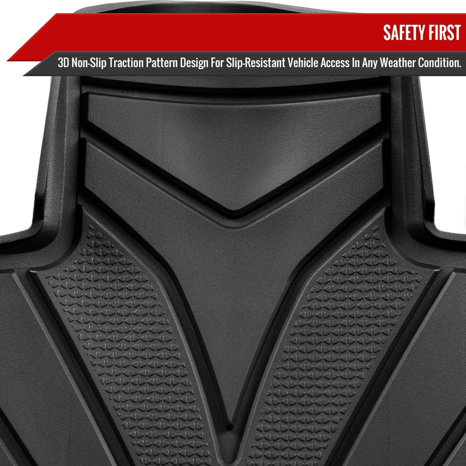 2017-2022 Tesla Model 3 All Weather TPE Floor Mats Liner 3Pcs - Image 5