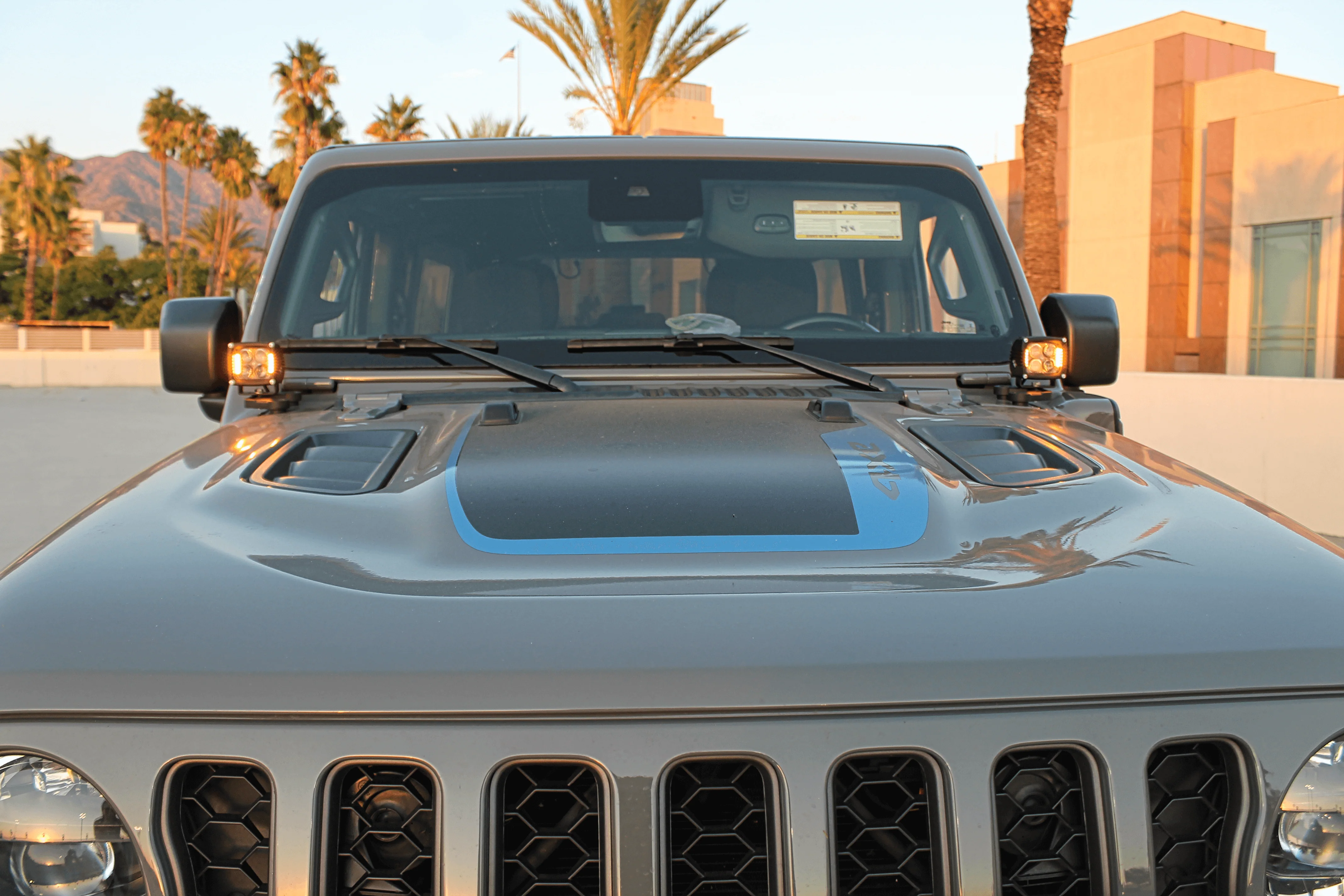 2017+ Jeep Wrangler (JL) Hood Mount/Ditch Lights - Image 3