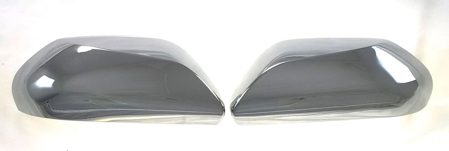 2017-2024 Toyota Prius Mirror Cover Caps Chrome 2Pcs ABS Plastic - Image 4