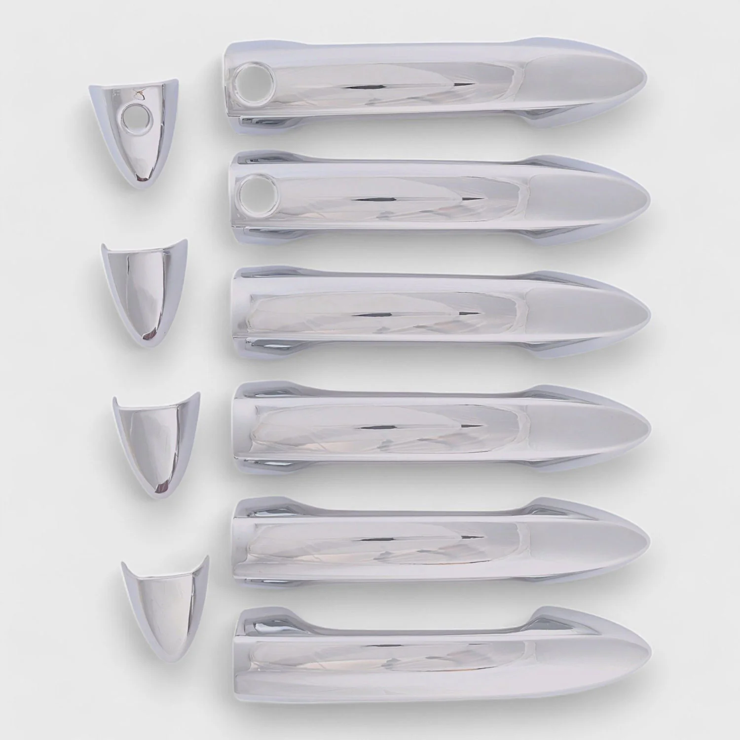 2017-2025 Honda Ridgeline Door Handle Cover Chrome 10Pcs ABS Plastic