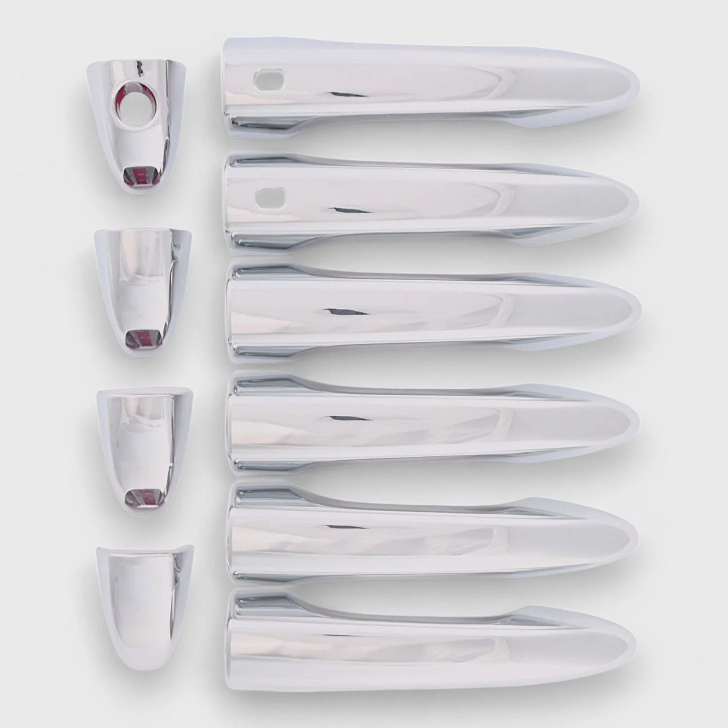 2017-2025 Jeep Compass Door Handle Cover Chrome 10Pcs ABS Plastic