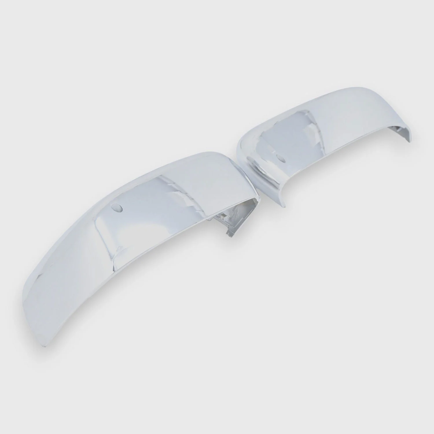 2017-2025 Jeep Compass Mirror Cover Caps Chrome 2Pcs ABS Plastic - Image 2