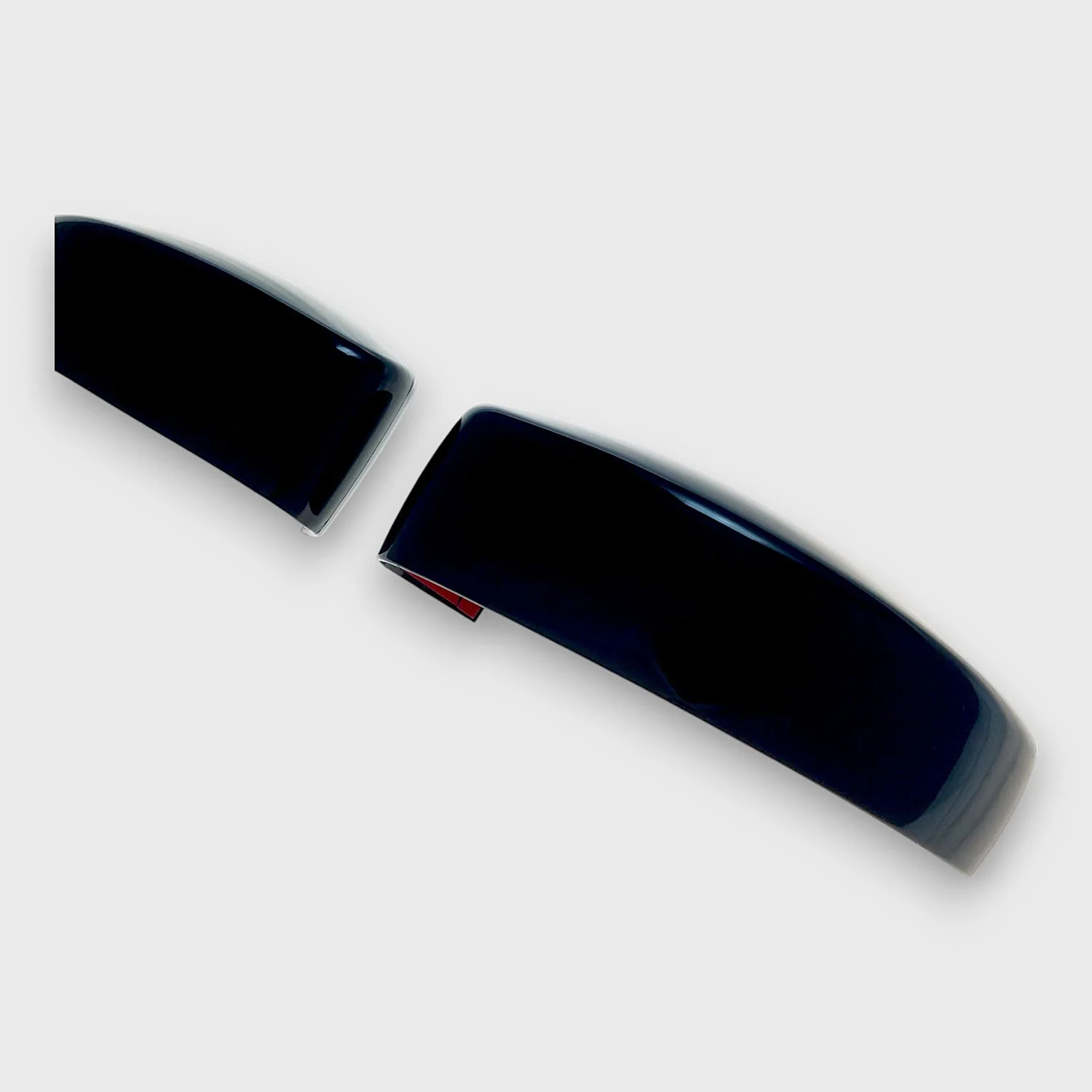 2017-2025 Jeep Compass Mirror Cover Caps Gloss Black 2Pcs ABS Plastic - Image 2