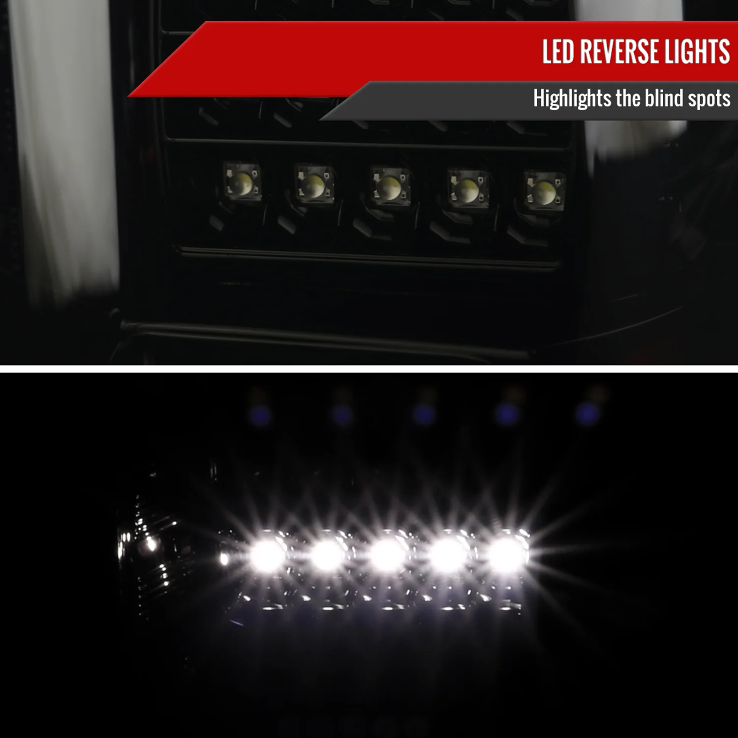 2018-2020 Ford F-150 LED Tail Lights Glossy Black Housing/Smoke Lens - Image 5