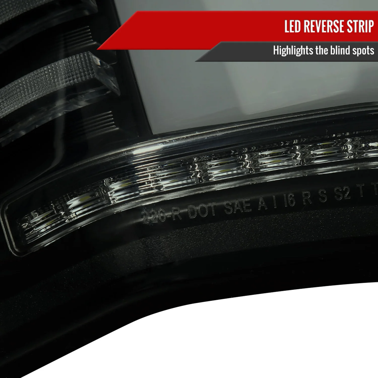 2018-2020 Ford F-150 Turn Signal Animated White LED Bar Tail Light Black/Smoke - Image 6