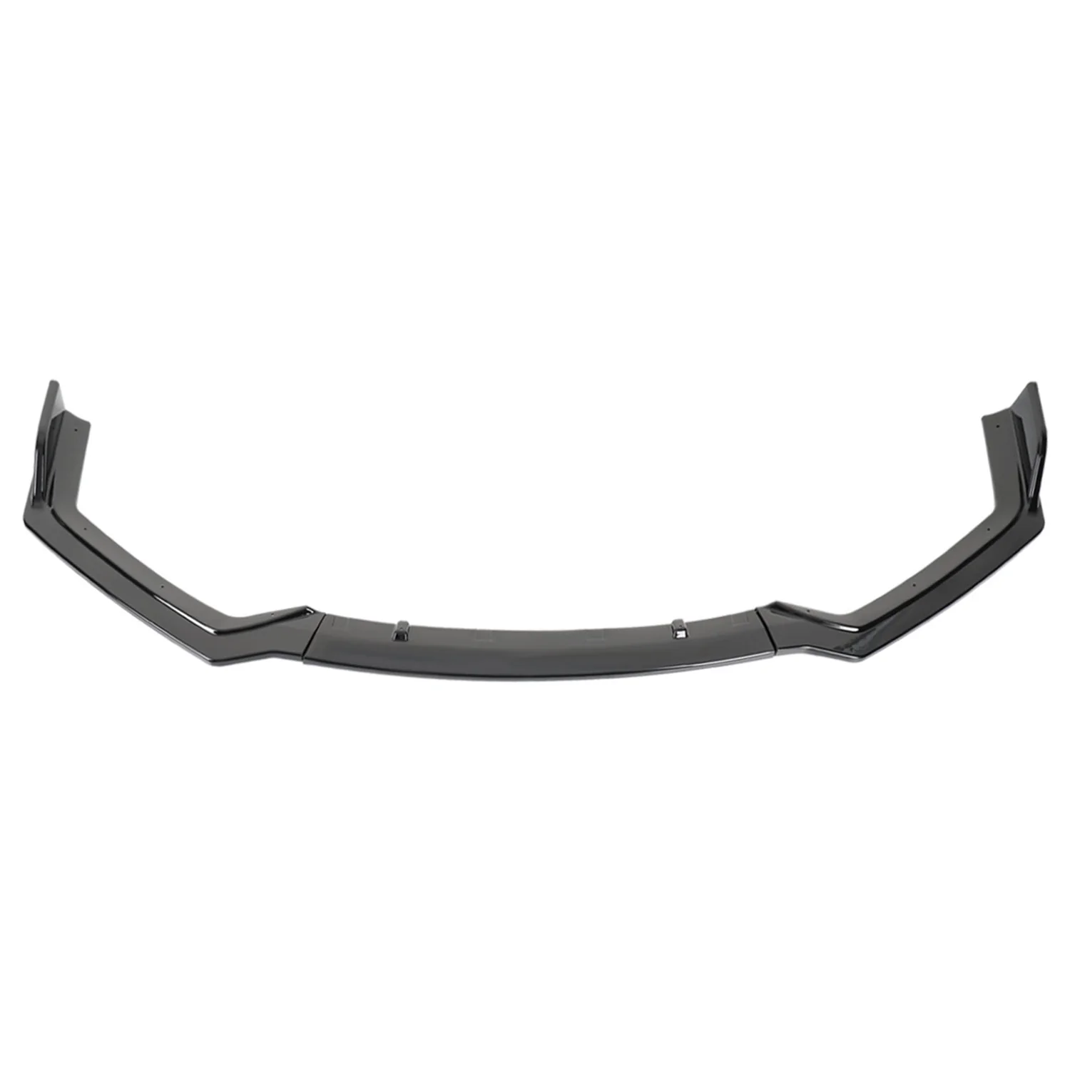 2018-2020 Infiniti Q50 Sport Glossy Black Polypropyelen 3PC Bumper Lip Set - Image 7