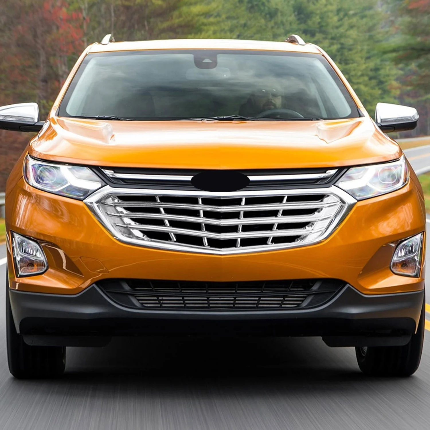 2018-2021 Chevrolet Equinox Grille Overlay Chrome 2Pcs ABS Plastic - Image 5