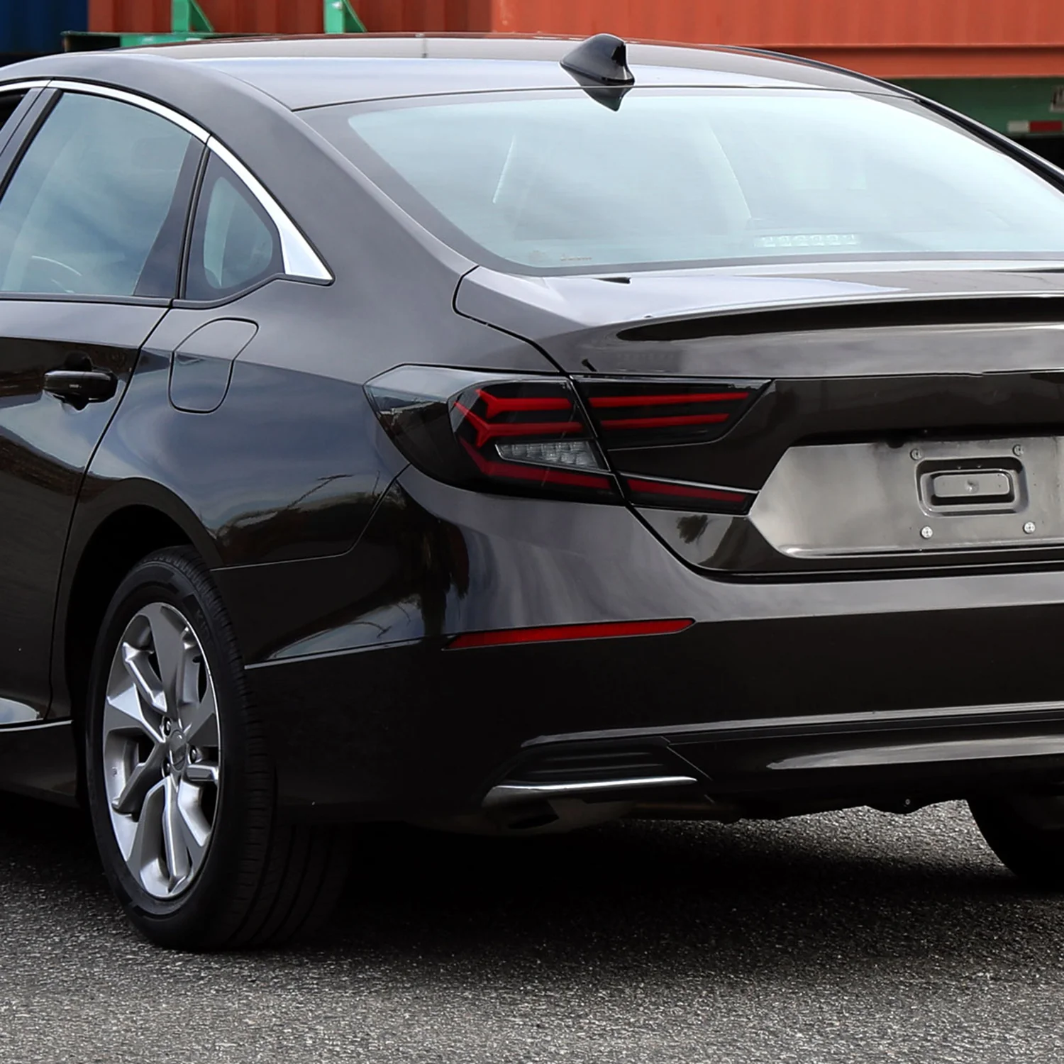 2018-2022 Honda Accord Sedan Red LED Signal Tail Lights Matt Black/Smoke - Image 10