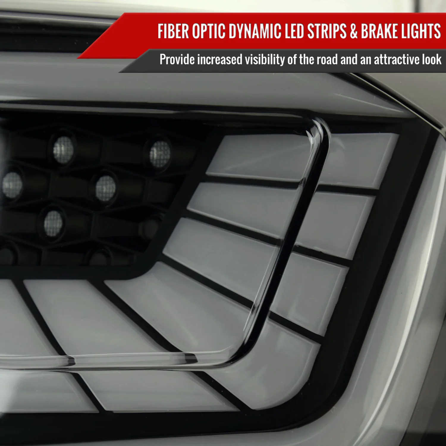 2018-2022 Honda Accord Sedan SQ2 LED Signal Tail Lights Glossy Black/Smoke - Image 4