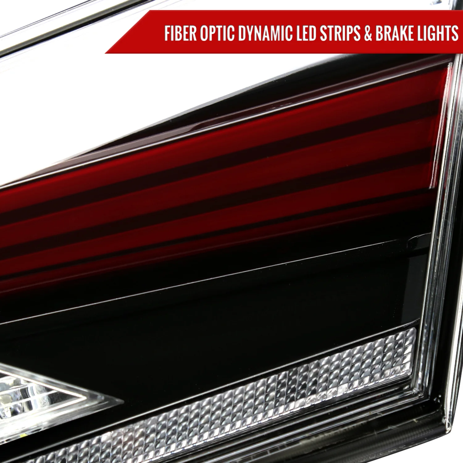 2018-2022 Toyota Camry LED Tail Lights Sequential Signal Lamps Jet Black/Clear - Image 4
