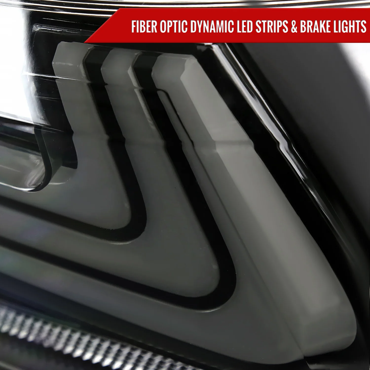 2018-2022 Toyota Camry LED Tail Lights Signal Lamps Matt Black/Clear - Image 4