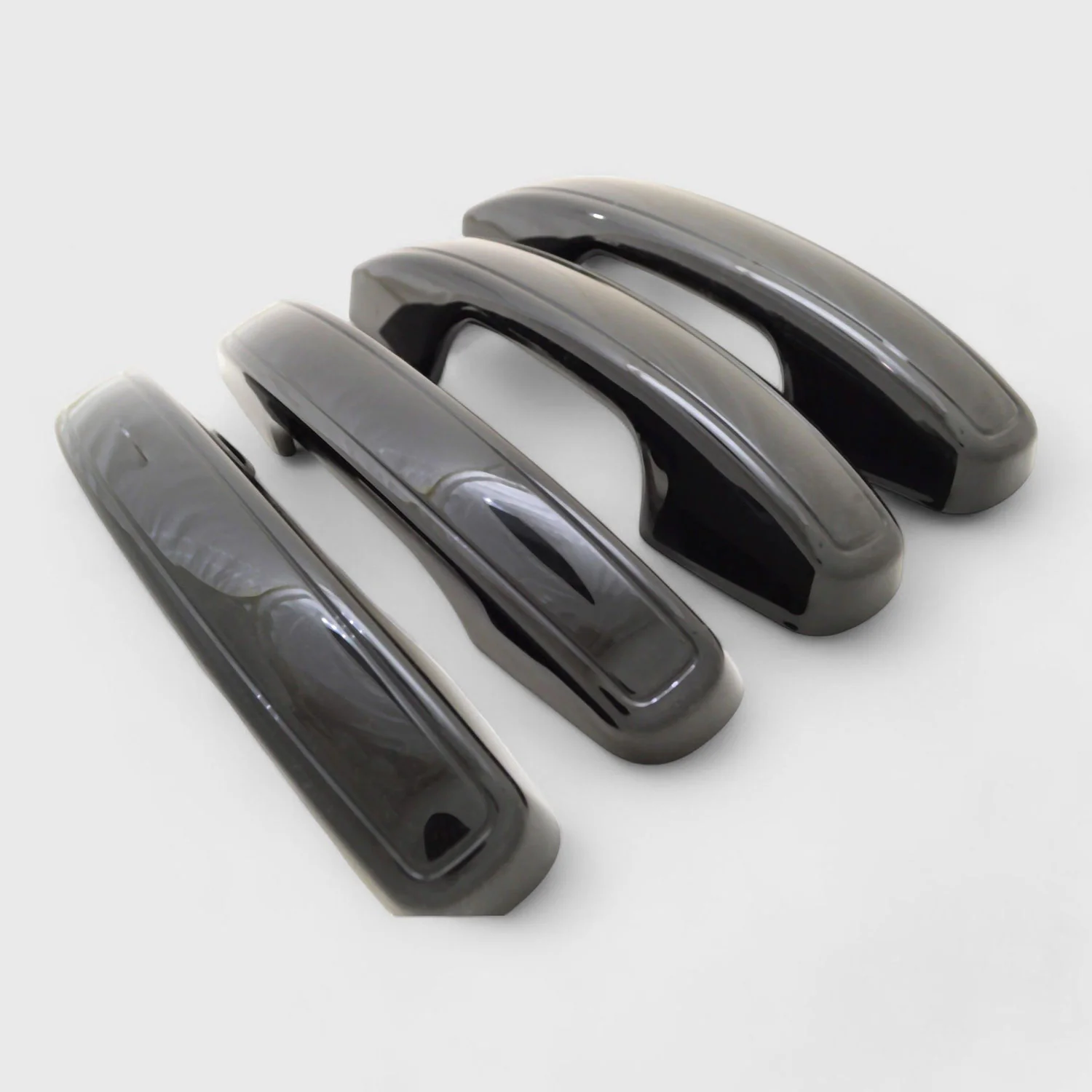 2018-2025 Ford Expedition / Lincoln Navigator Door Handle Cover Gloss Black 4Pcs ABS Plastic - Image 2
