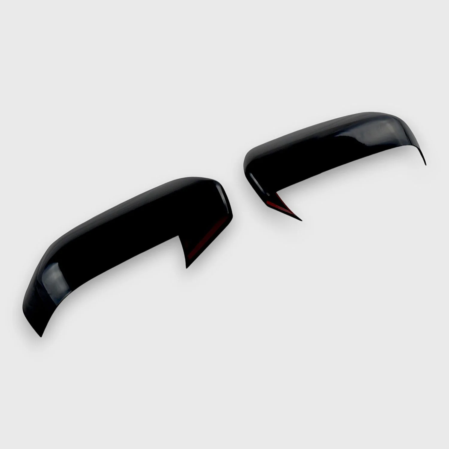 2018-2025 Ford Expedition / Lincoln Navigator Mirror Cover Caps Gloss Black 2Pcs ABS Plastic - Image 2