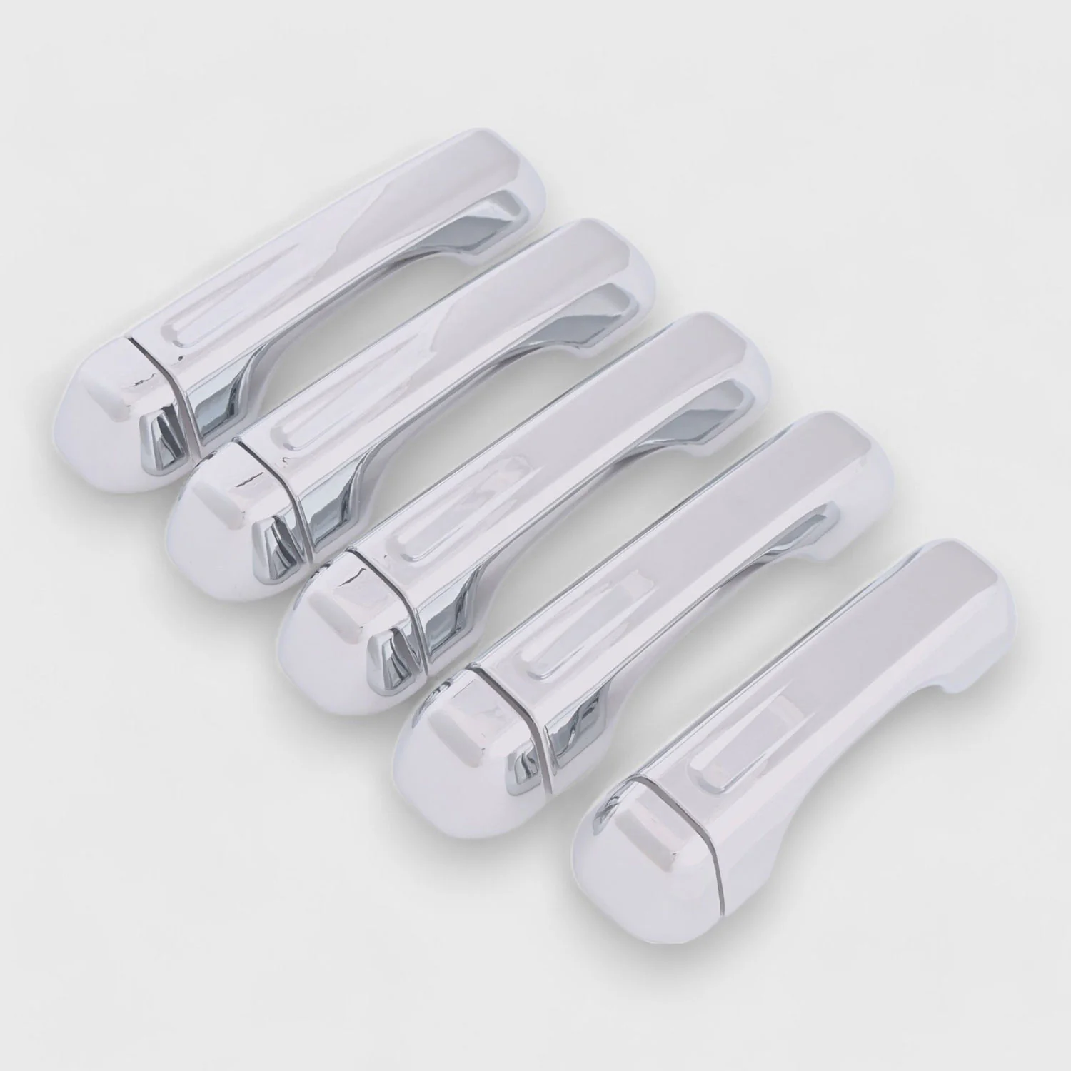 2018-2025 Jeep Wrangler JL Door Handle Cover Chrome 10Pcs ABS Plastic - Image 2