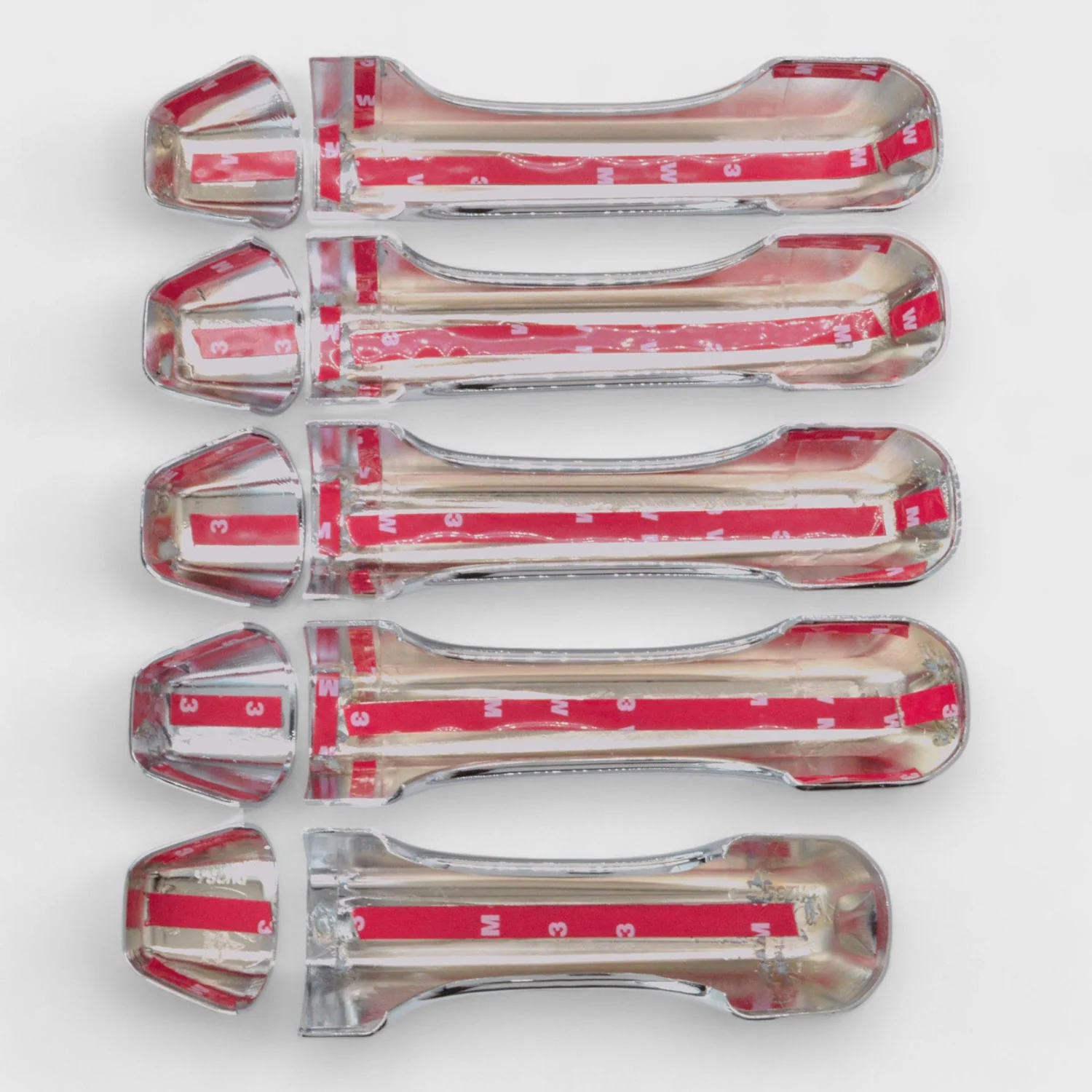 2018-2025 Jeep Wrangler JL Door Handle Cover Chrome 10Pcs ABS Plastic - Image 3