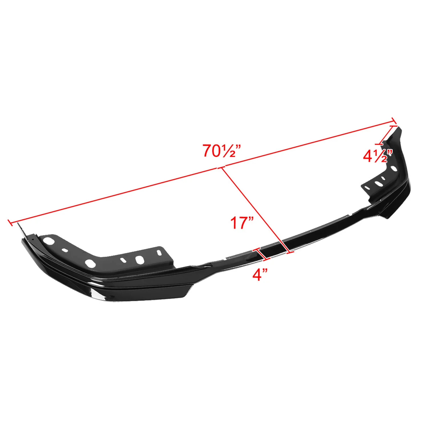 2019-2020 BMW 3 Series G20/G21 Glossy Black ABS 3Pcs Front Bumper Lip Set - Image 2