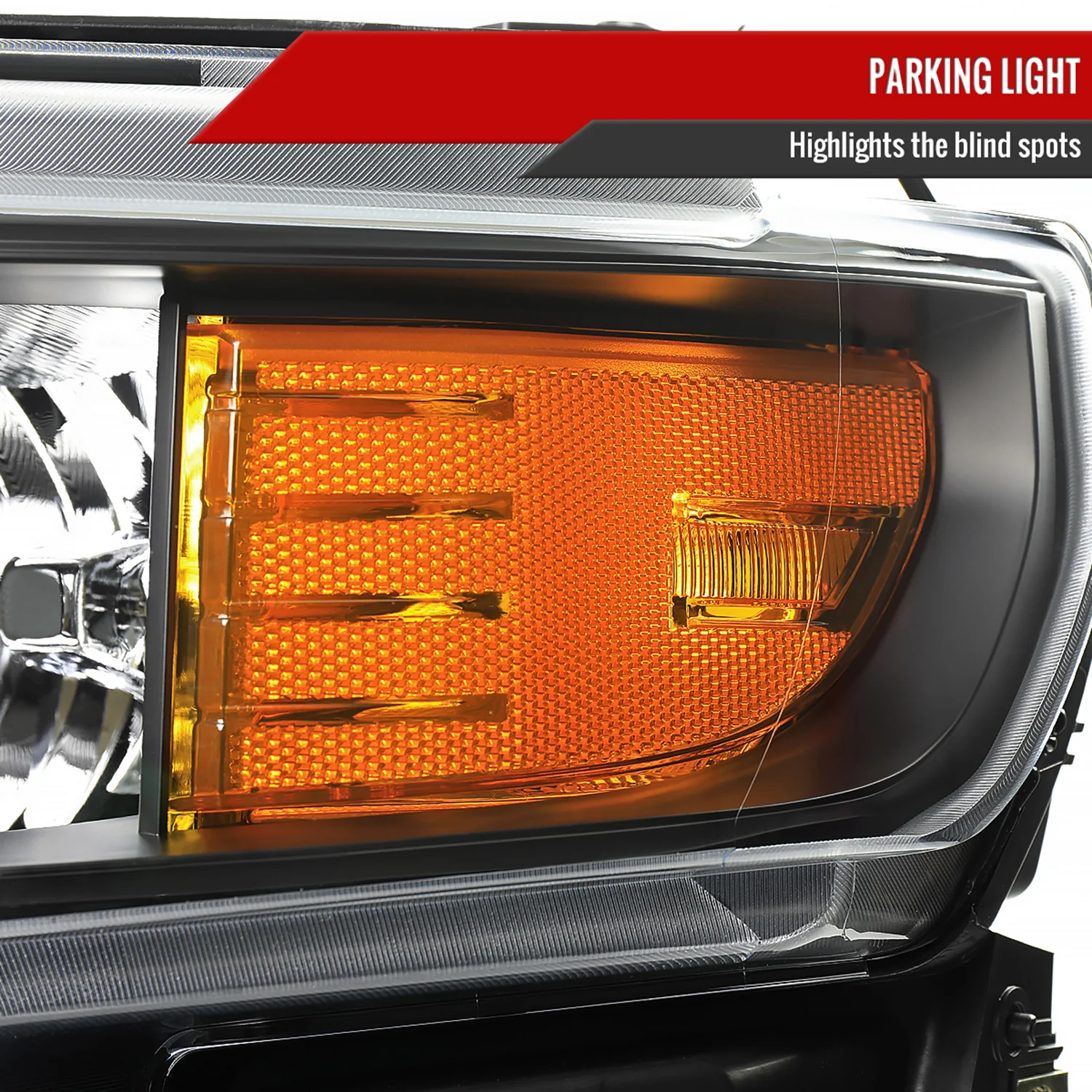 2019-2021 Chevy Silverado 1500 Factory Projector Headlight Matt Black/Clear - Image 5