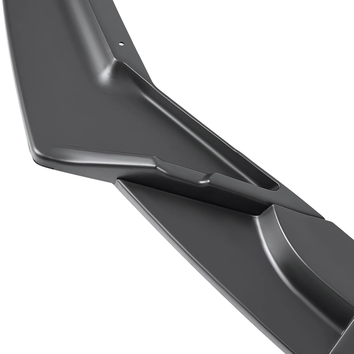 2019-2021 Honda Civic Sedan Matte Black 3Pcs Front Bumper Lip Spoiler Set - Image 5