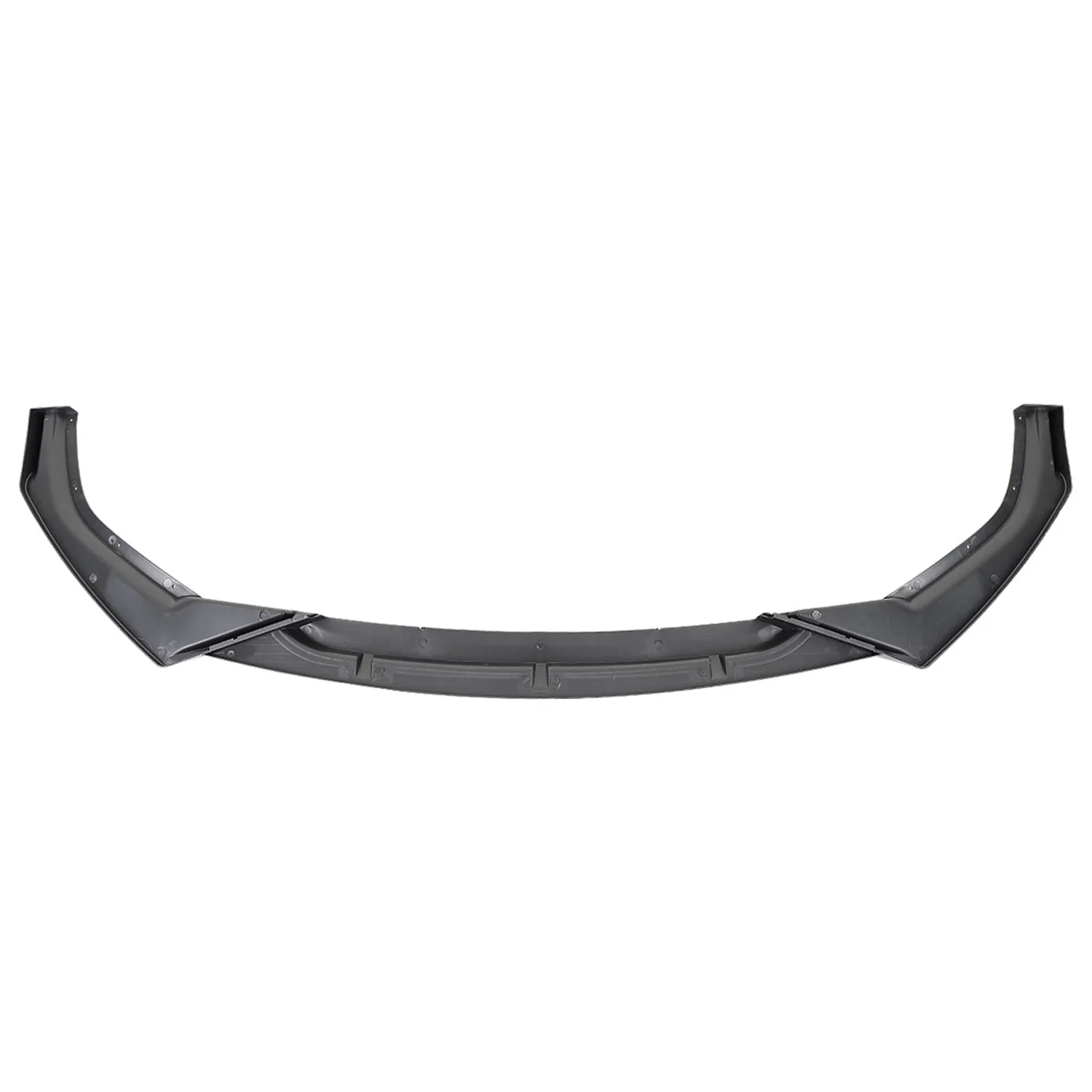 2019-2021 Honda Civic Sedan Matte Black 3Pcs Front Bumper Lip Spoiler Set - Image 8
