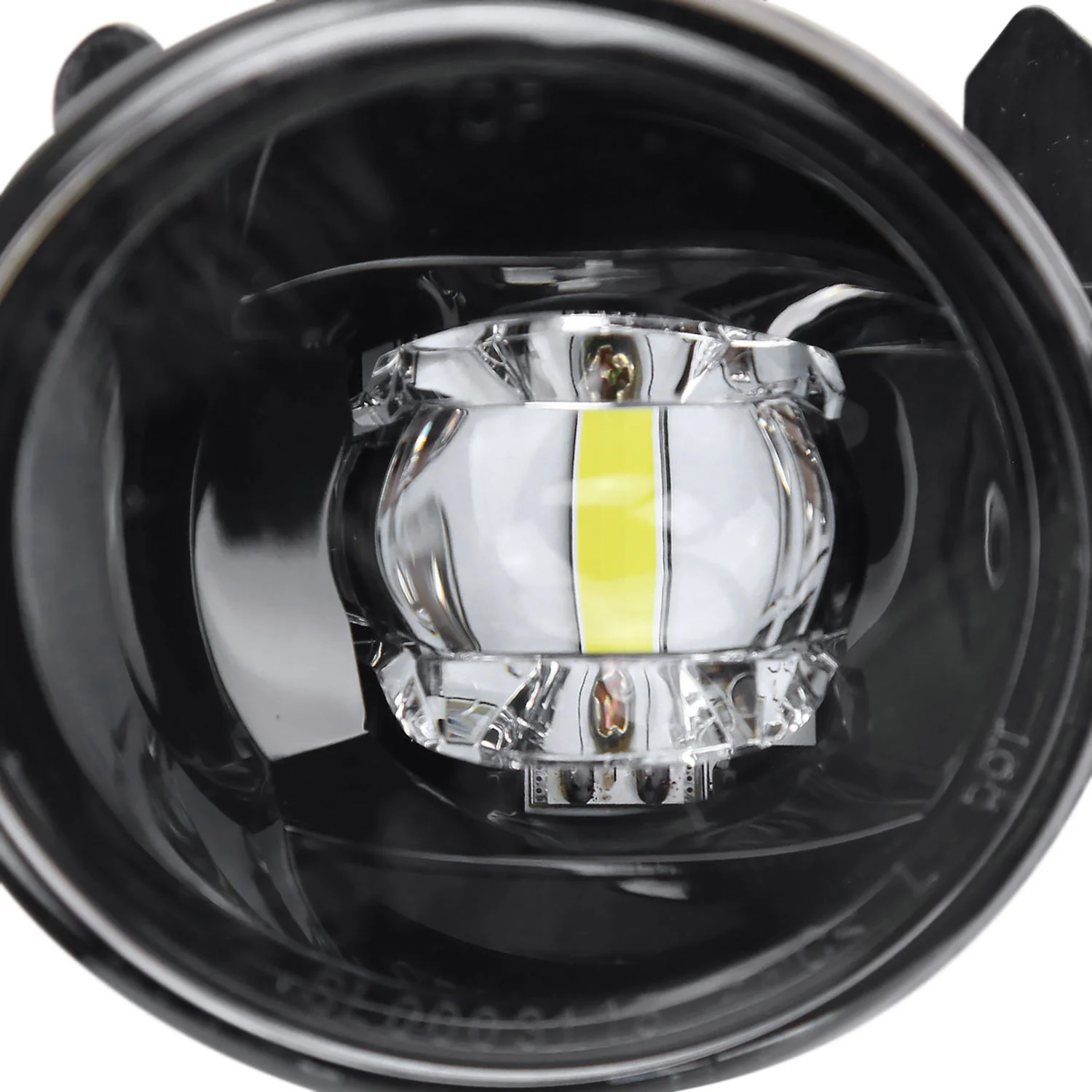 2019-2021 Nissan Altima 12v/6w LED Fog Lights Kit Chrome Housing/Clear Lens - Image 2
